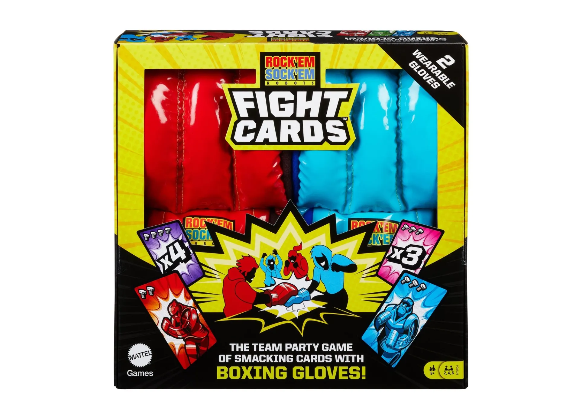 Mattel Rock 'Em Sock 'Em Robots Fight Cards Party Game