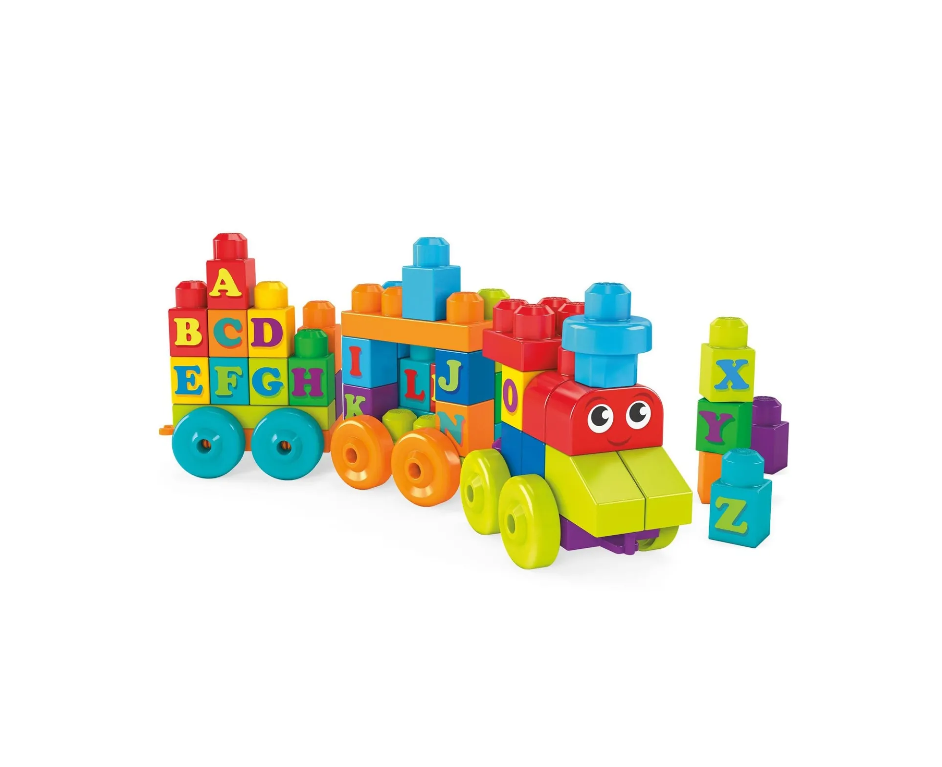 Mega Bloks First Builders 60-Piece ABC Learning Train Set