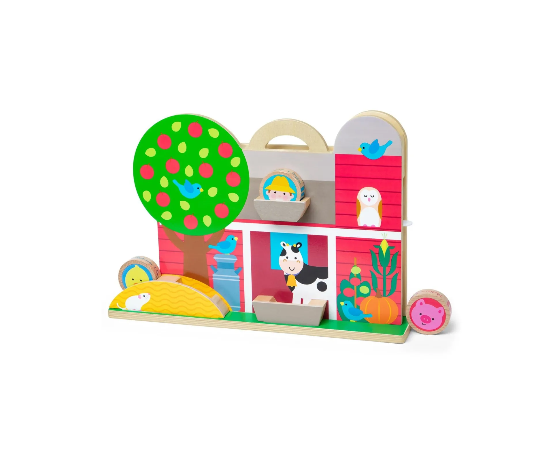 Melissa & Doug GO TOTs Barnyard Tumble ‚Äì Interactive Farm Play Set