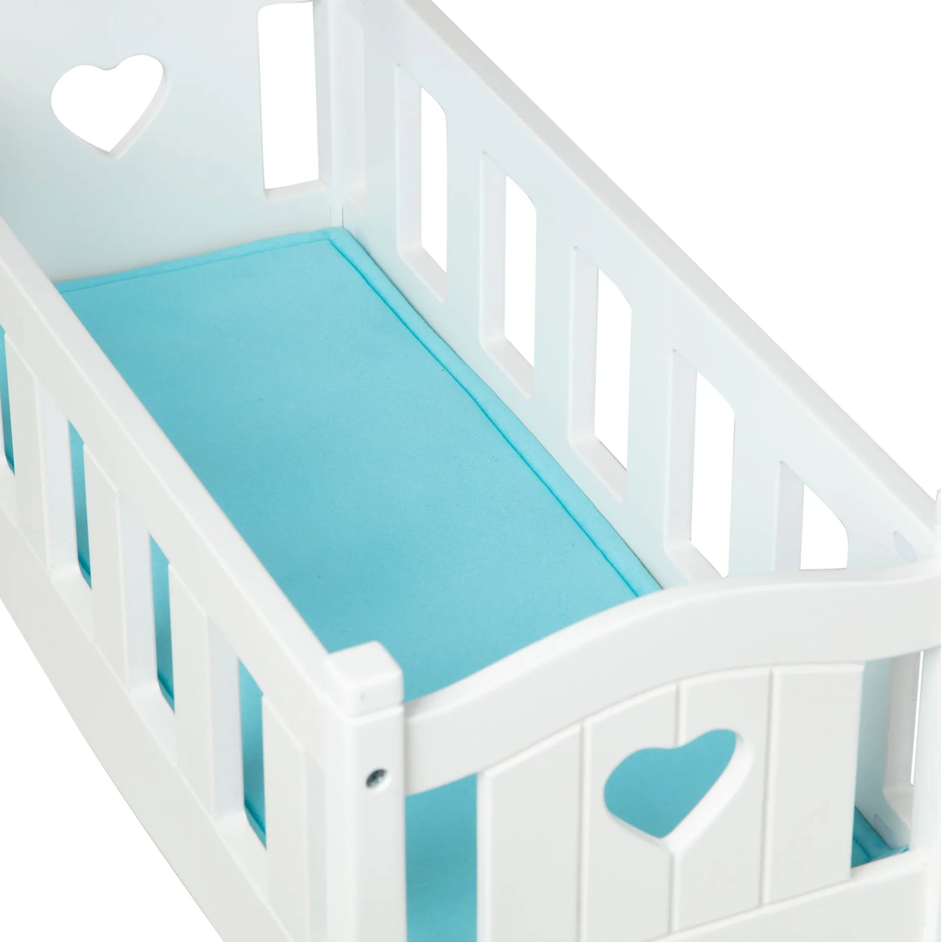 Melissa & Doug Mine to Love Wooden Doll Rocking Cradle