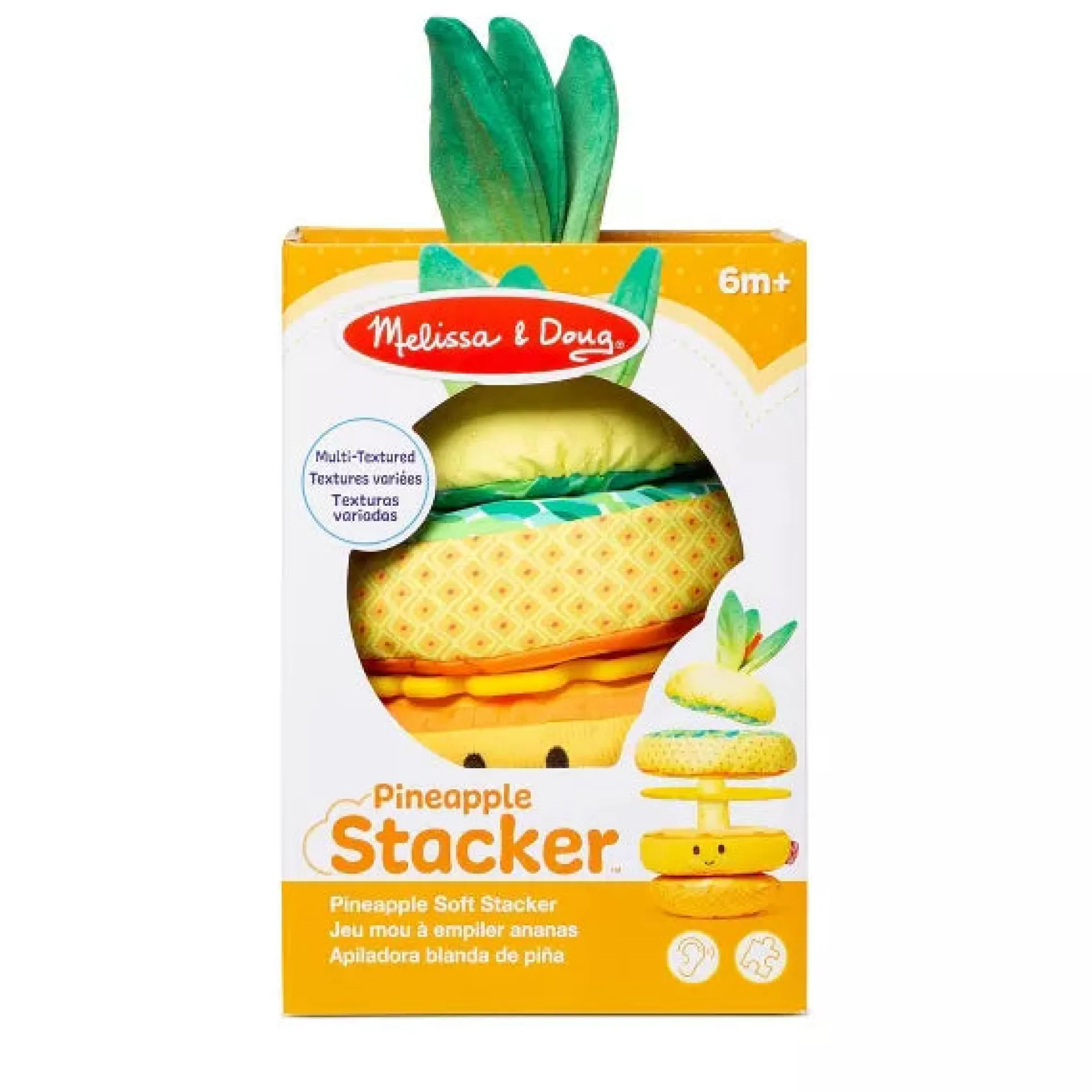 Melissa & Doug Pineapple Soft Stacker Infant Toy