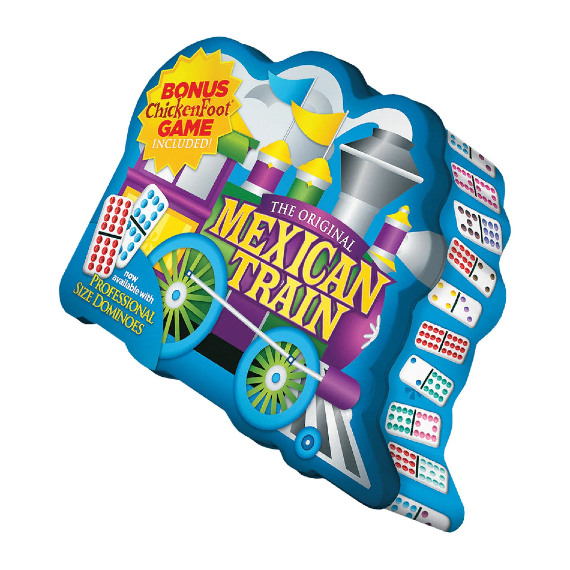 Mexican Train Deluxe Double 12 Domino Set with Electronic Centerpiece