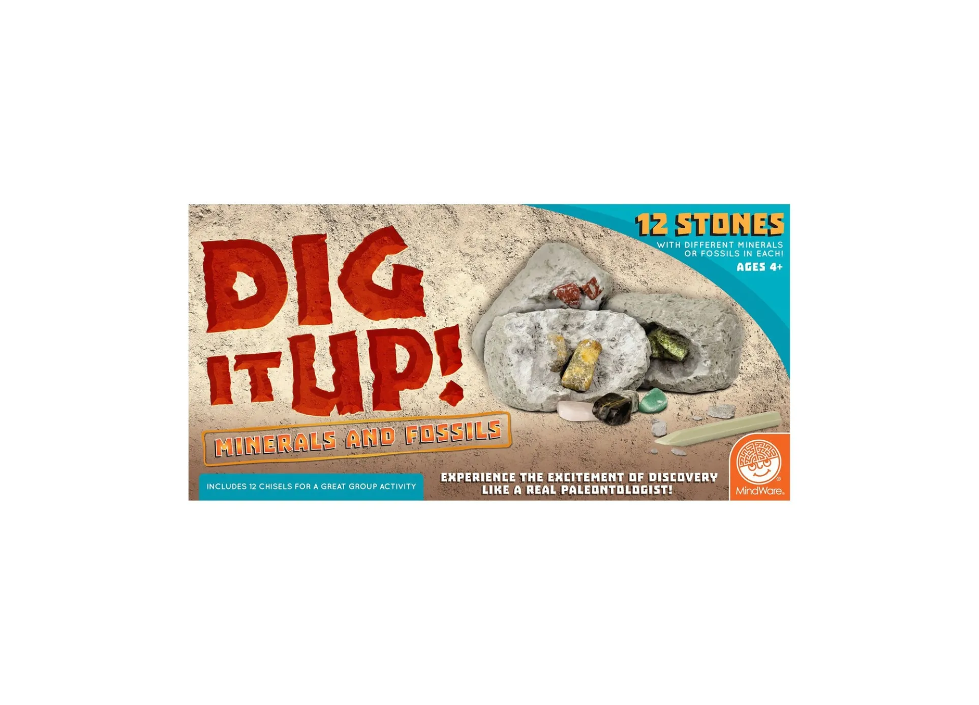 MindWare Dig It Up! Minerals and Fossils Excavation Kit