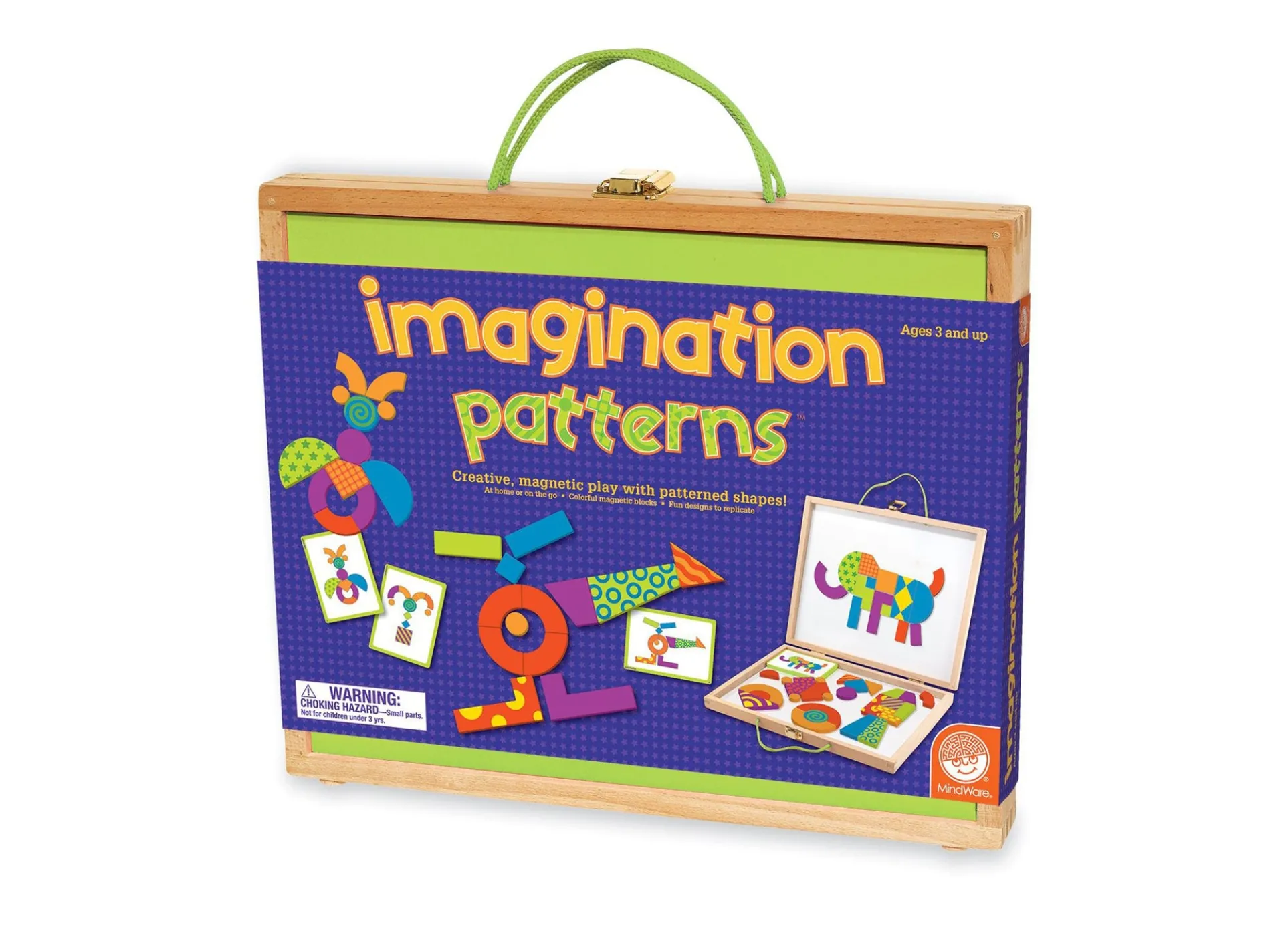 MindWare Imagination Patterns Deluxe Magnetic Building Set