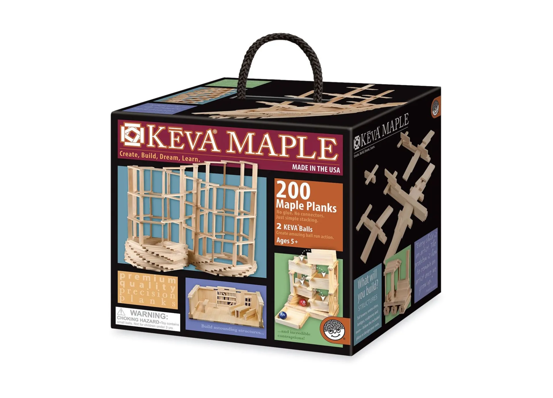 MindWare KEVA Maple 200-Piece Plank Building Set