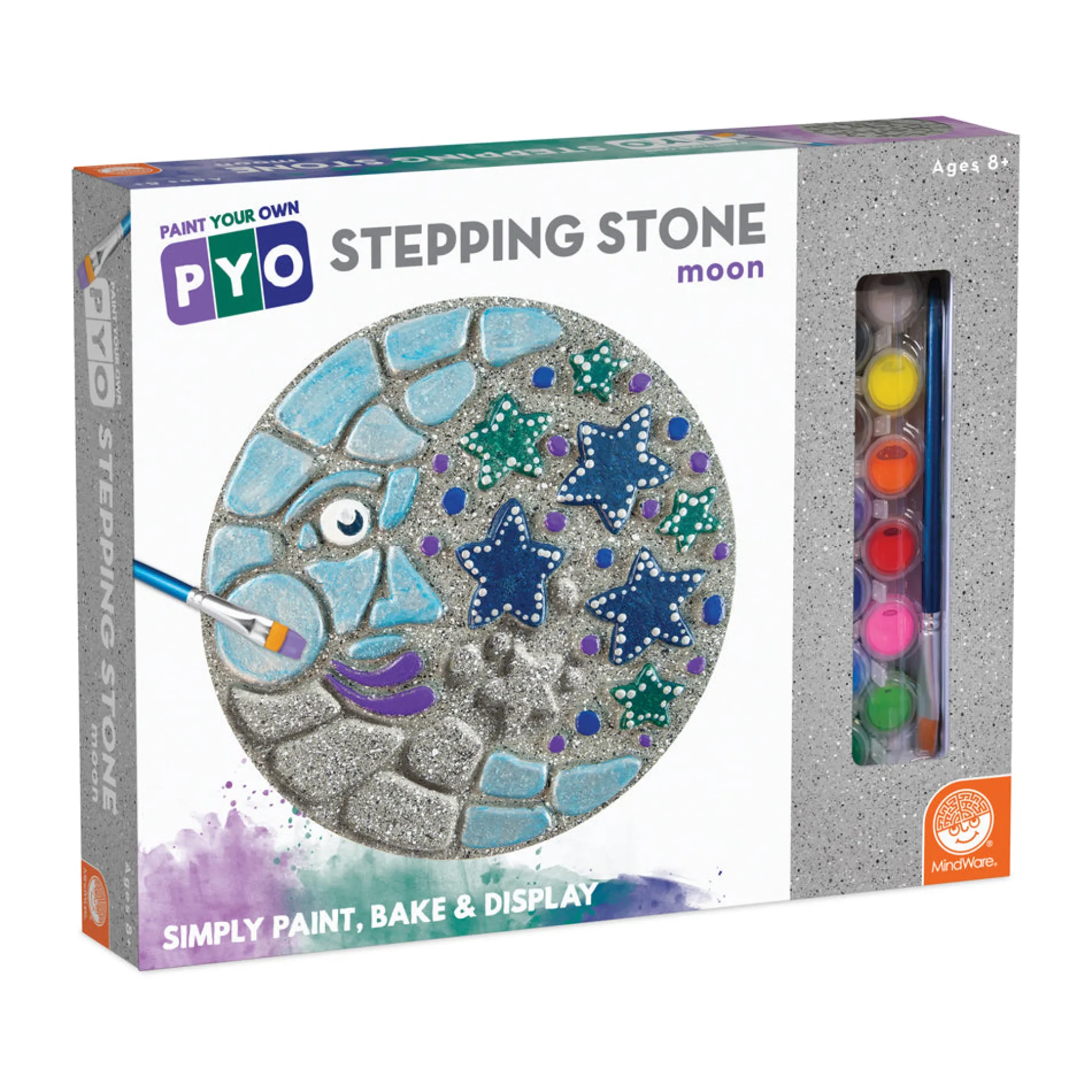 MindWare Paint Your Own Celestial Moon Stepping Stone Kit