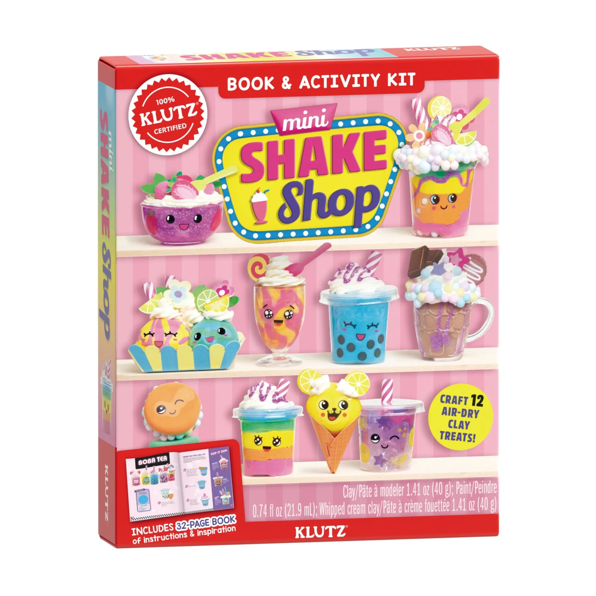 Mini Shake Shop Creative Clay Craft Kit - Play & Mold Delights