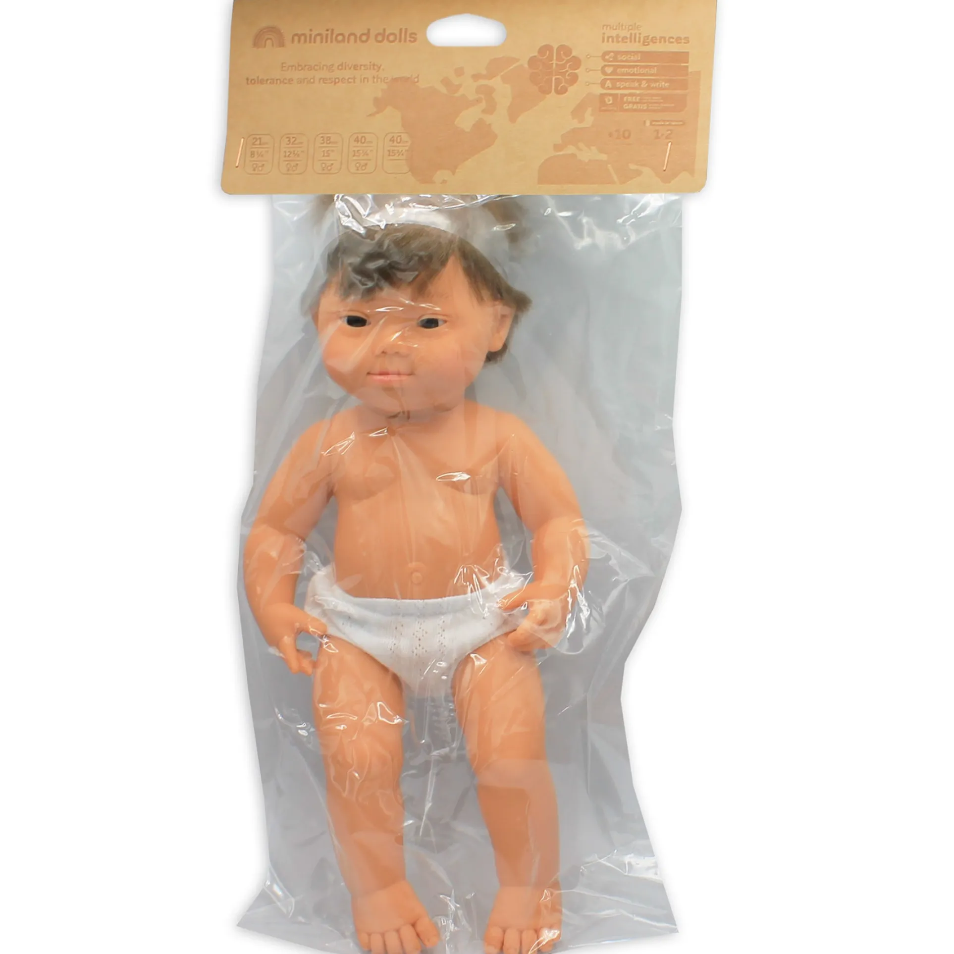 Miniland 15" Anatomically Correct Baby Doll - Vanilla Scented