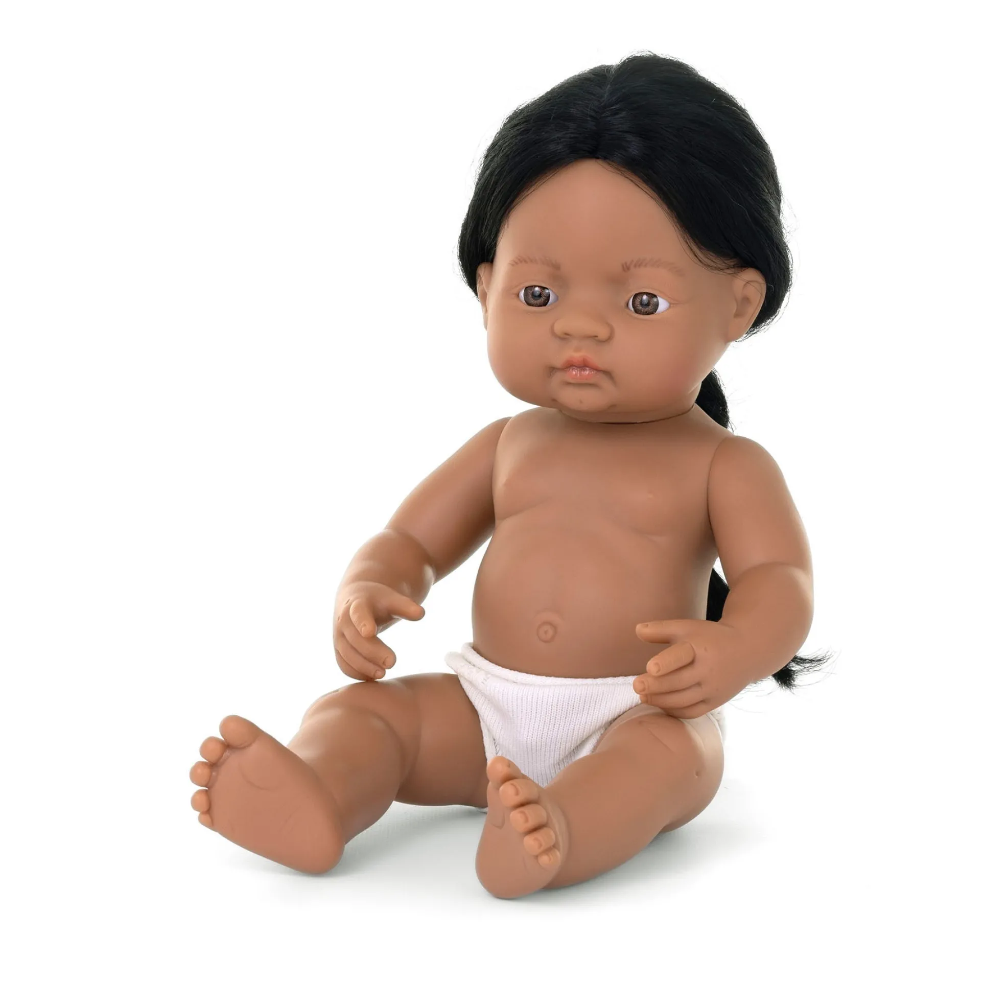 Miniland 15 inch Articulated Baby Doll - Playful Learning Companion