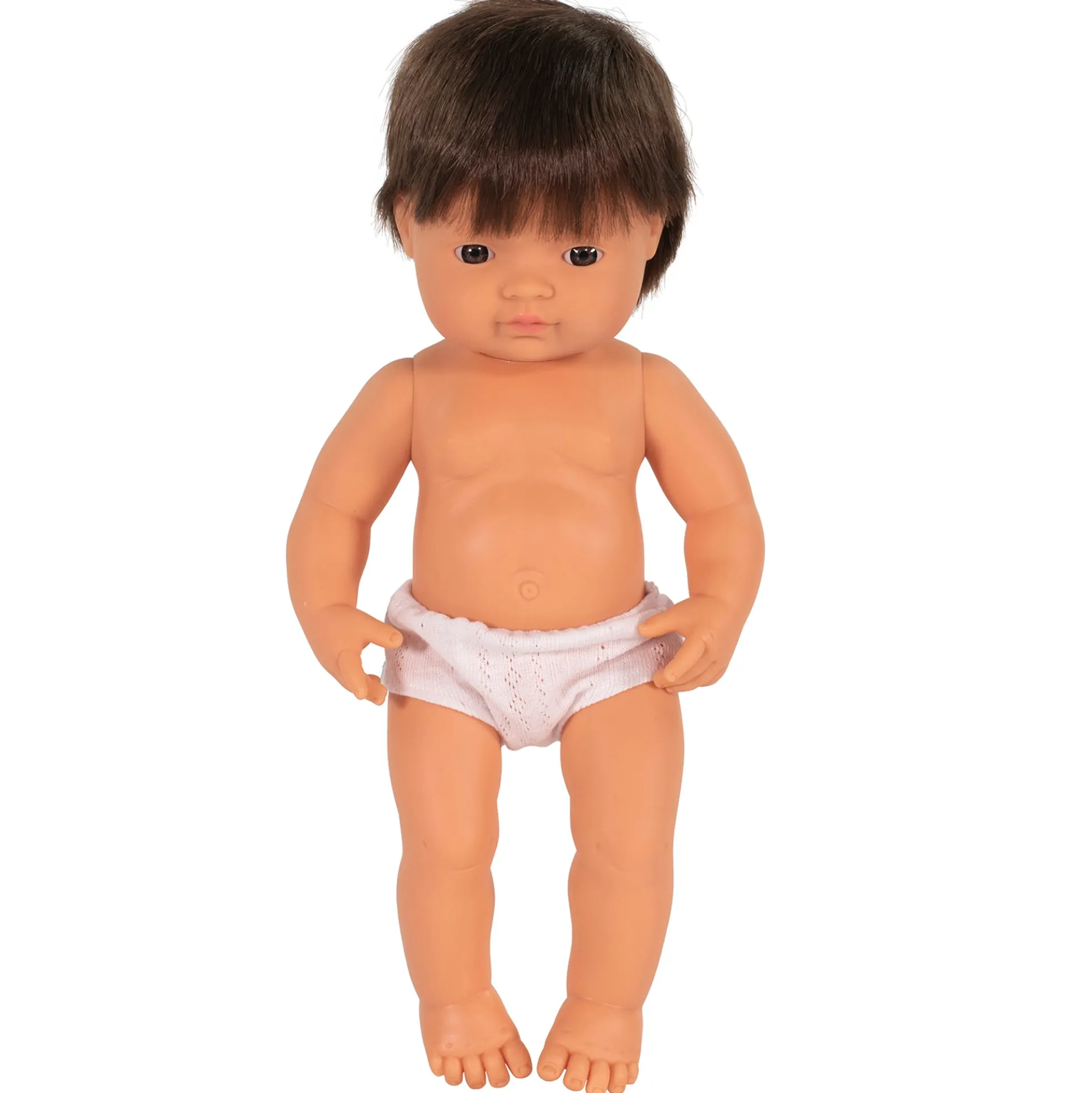 Miniland 15 inch Baby Doll - Brunette Hair