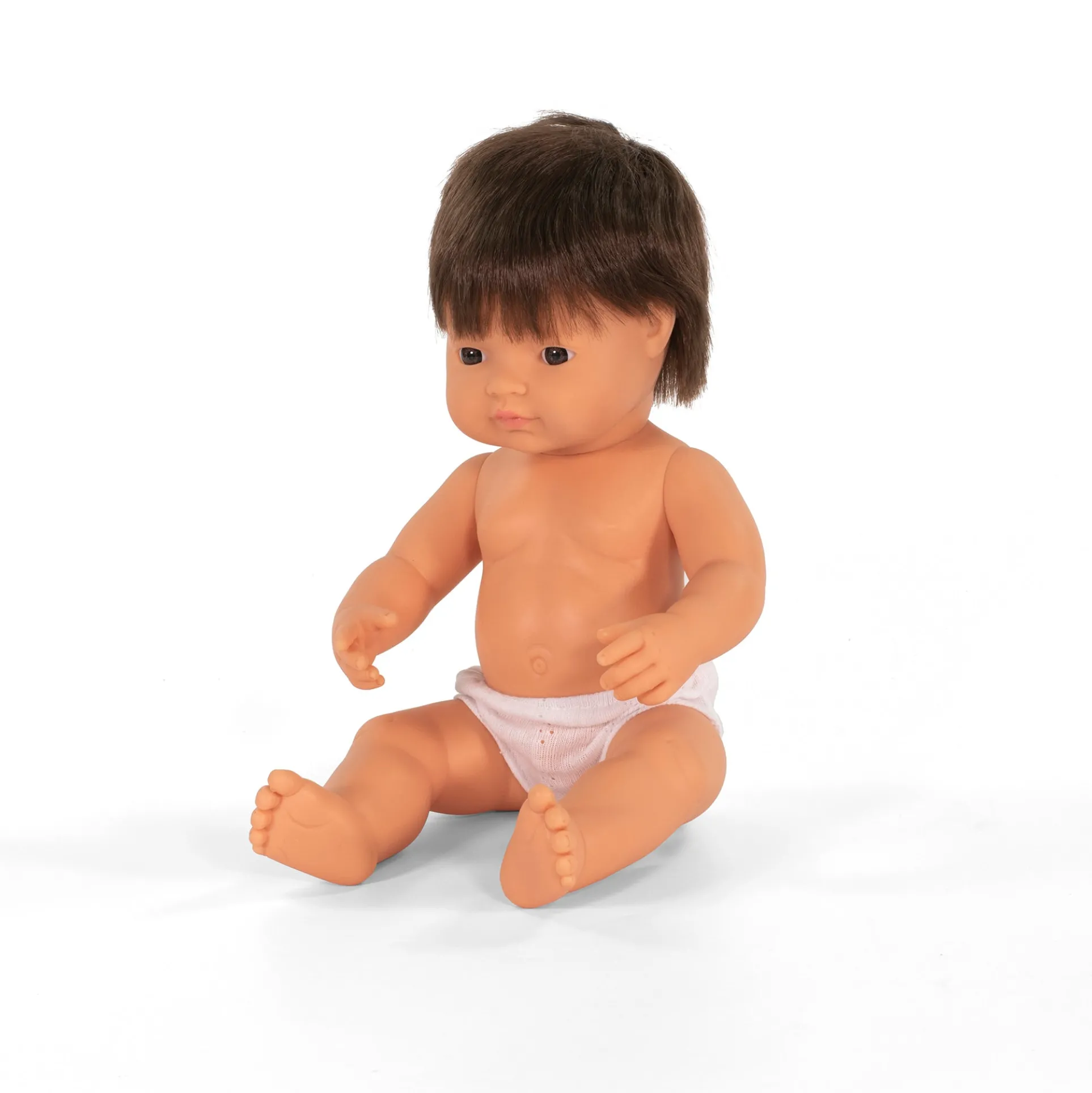 Miniland 15 inch Baby Doll - Brunette Hair