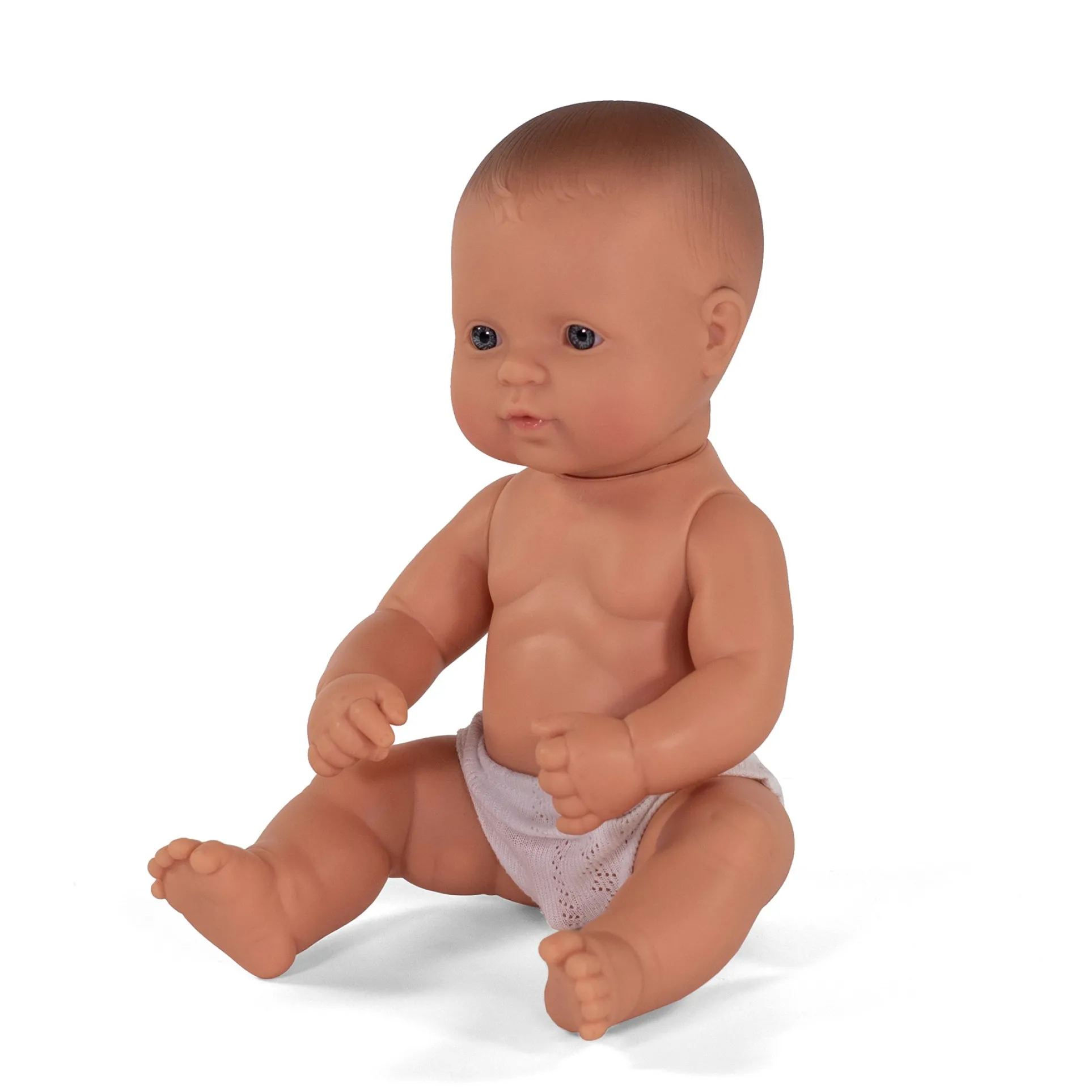 Miniland 12-5/8 inch Newborn Doll with Soft Vinyl Body