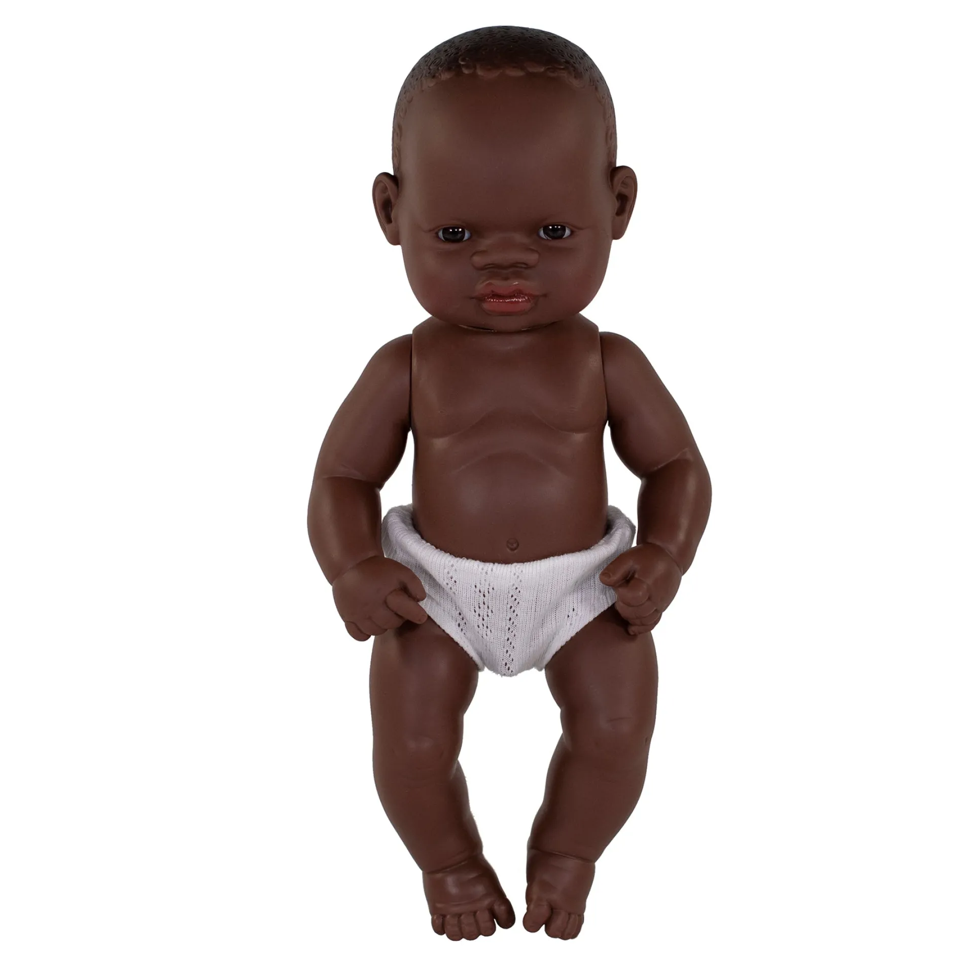 Miniland 12-5/8 Inch Newborn Doll with Soft Vinyl Body