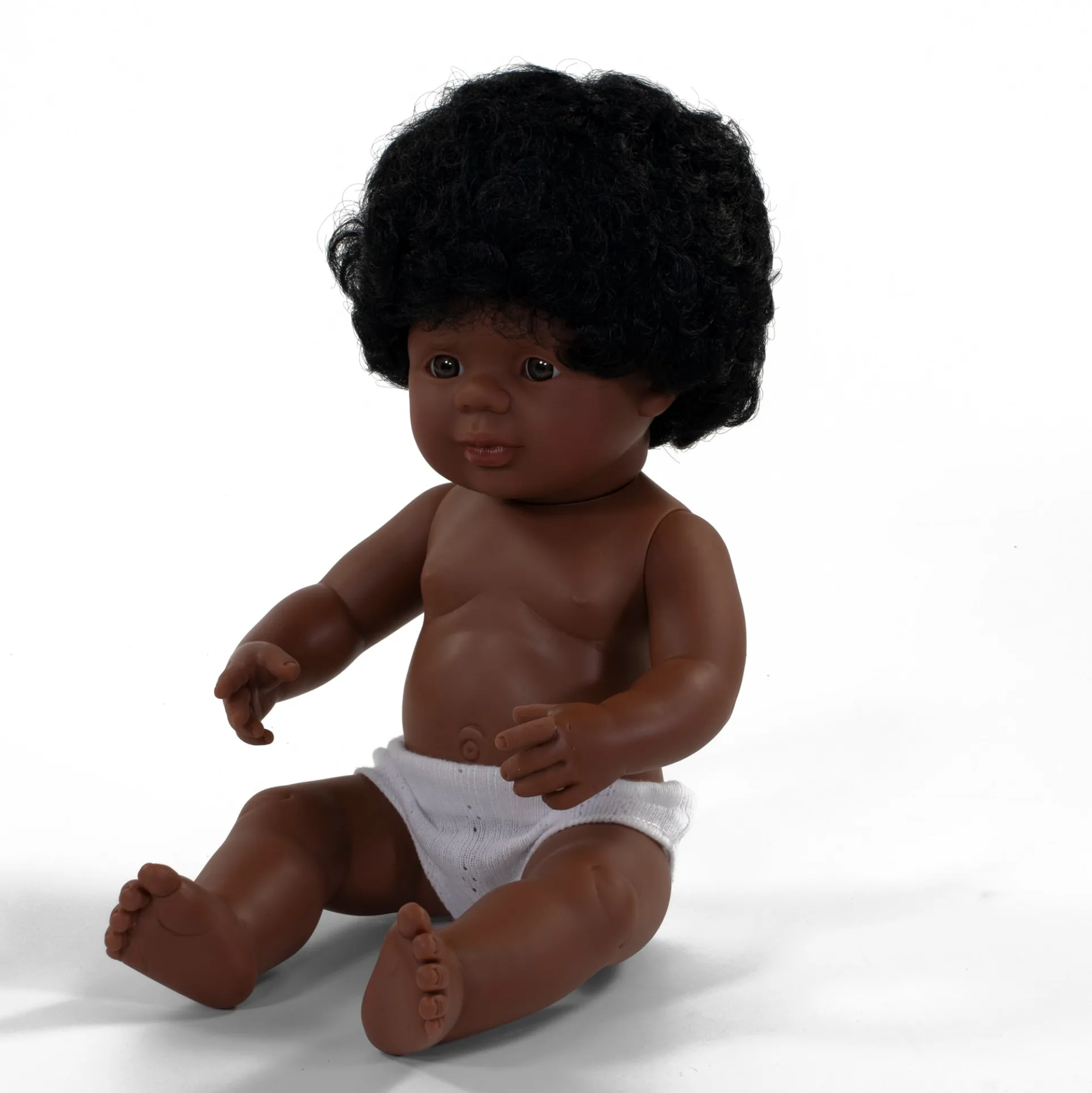 Miniland 15-inch Playful Pals Baby Doll - Dark Hair
