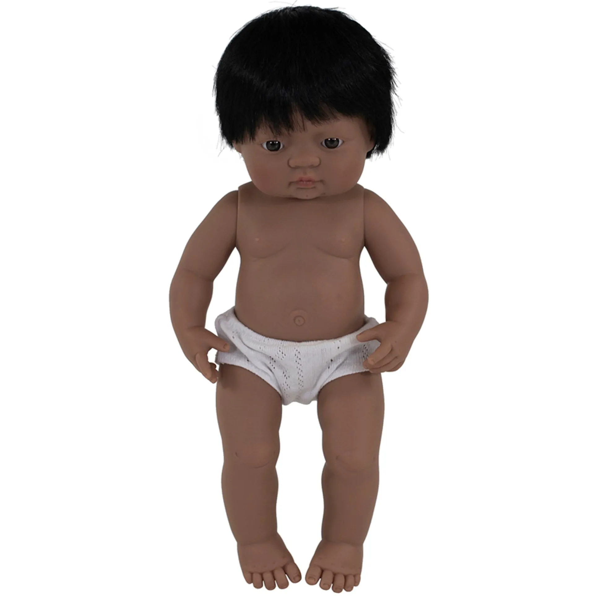 Miniland 15-inch Vinyl Baby Doll with Movable Limbs