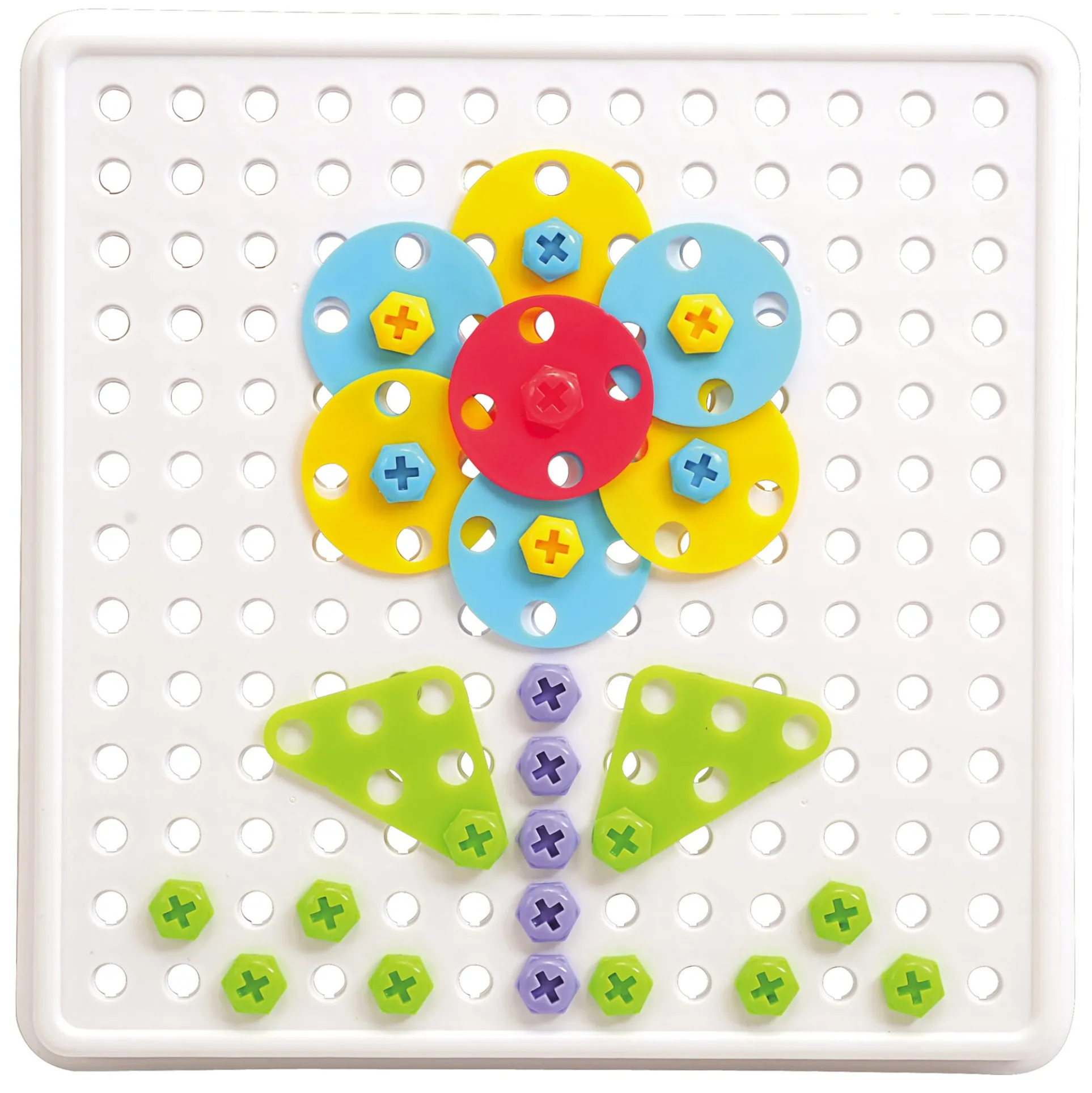 Miniland Mosaic Art Set - Creative Building for Kids - 180 Pieces