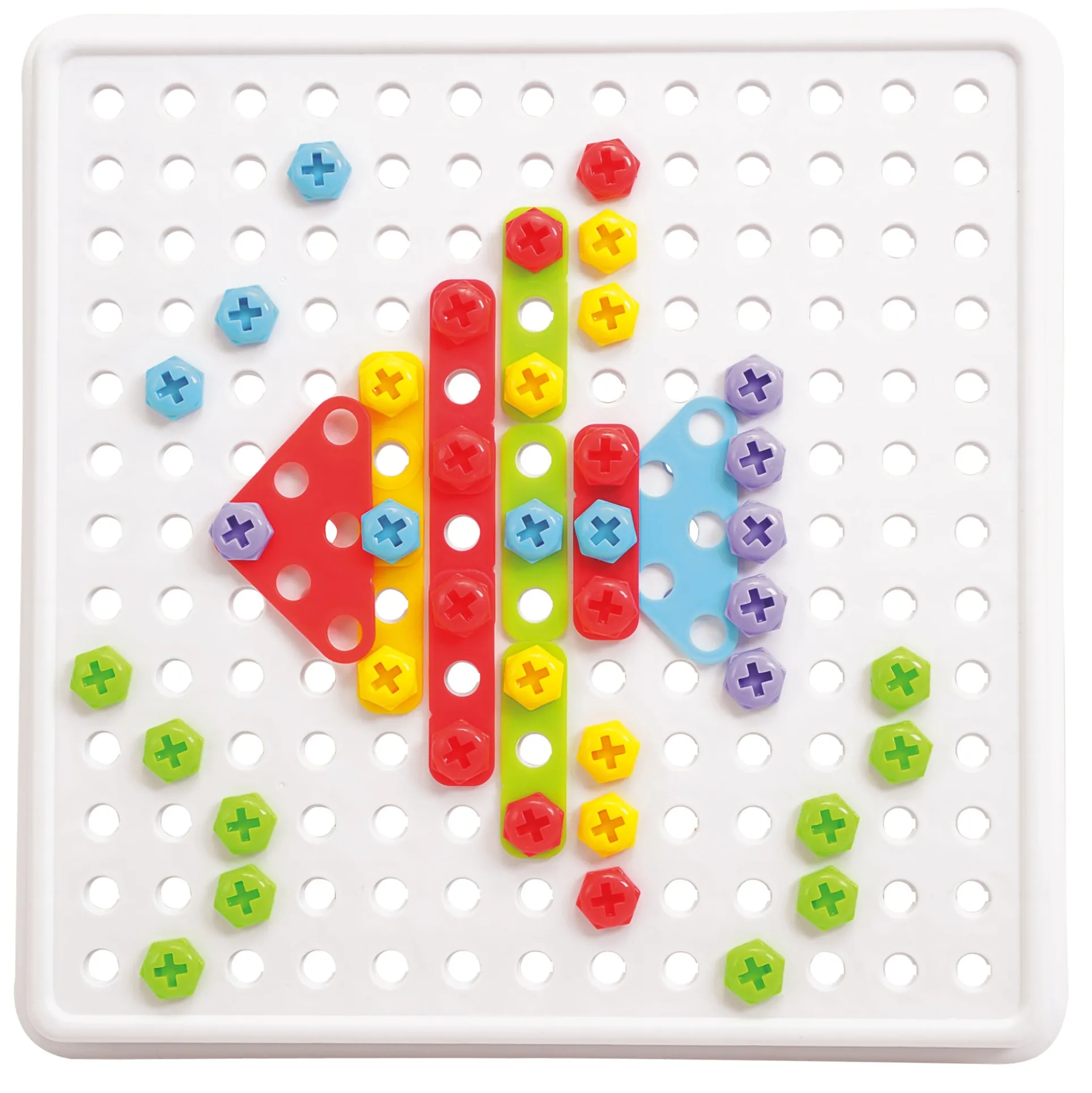 Miniland Mosaic Art Set - Creative Building for Kids - 180 Pieces