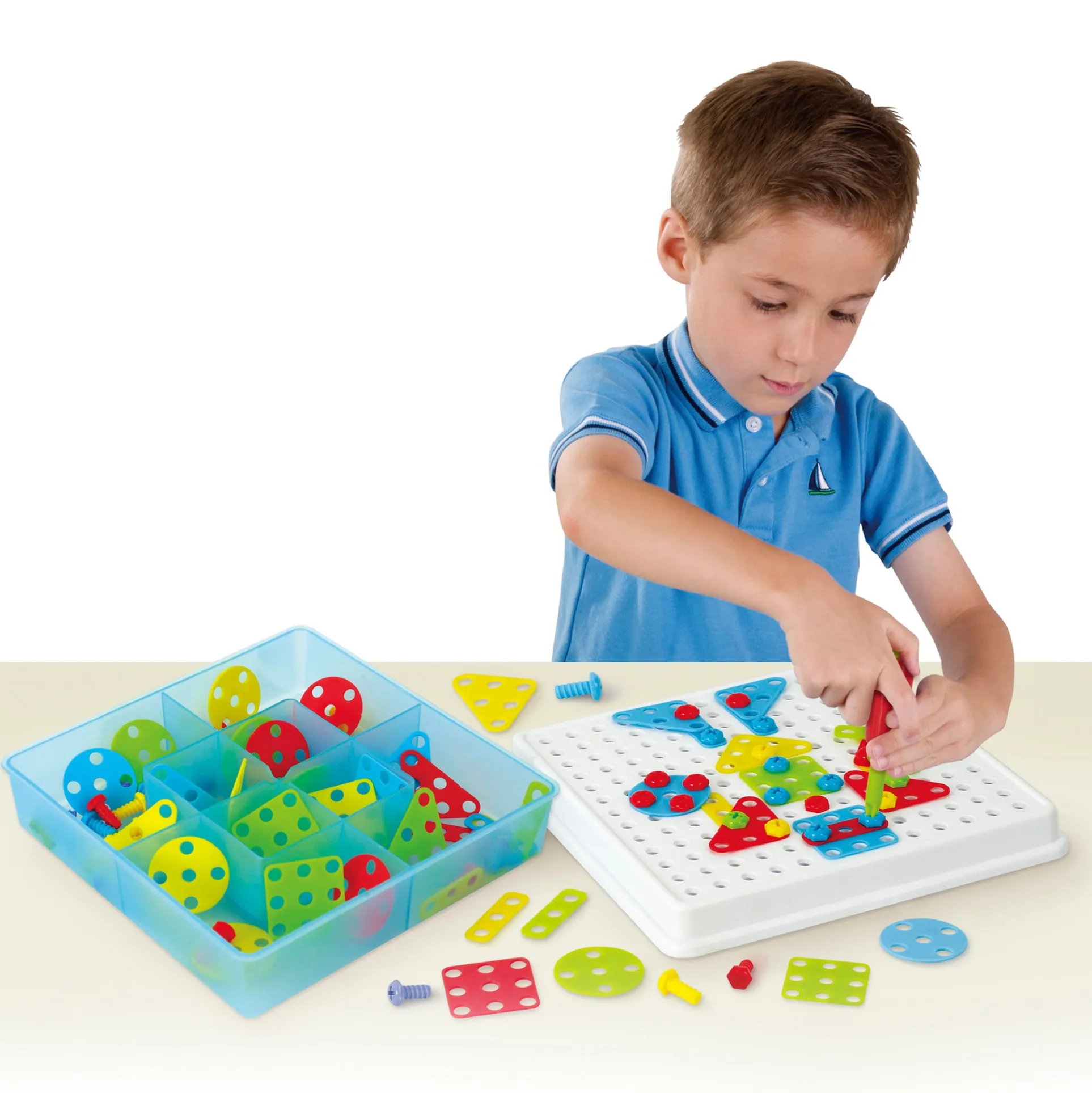 Miniland Mosaic Art Set - Creative Building for Kids - 180 Pieces