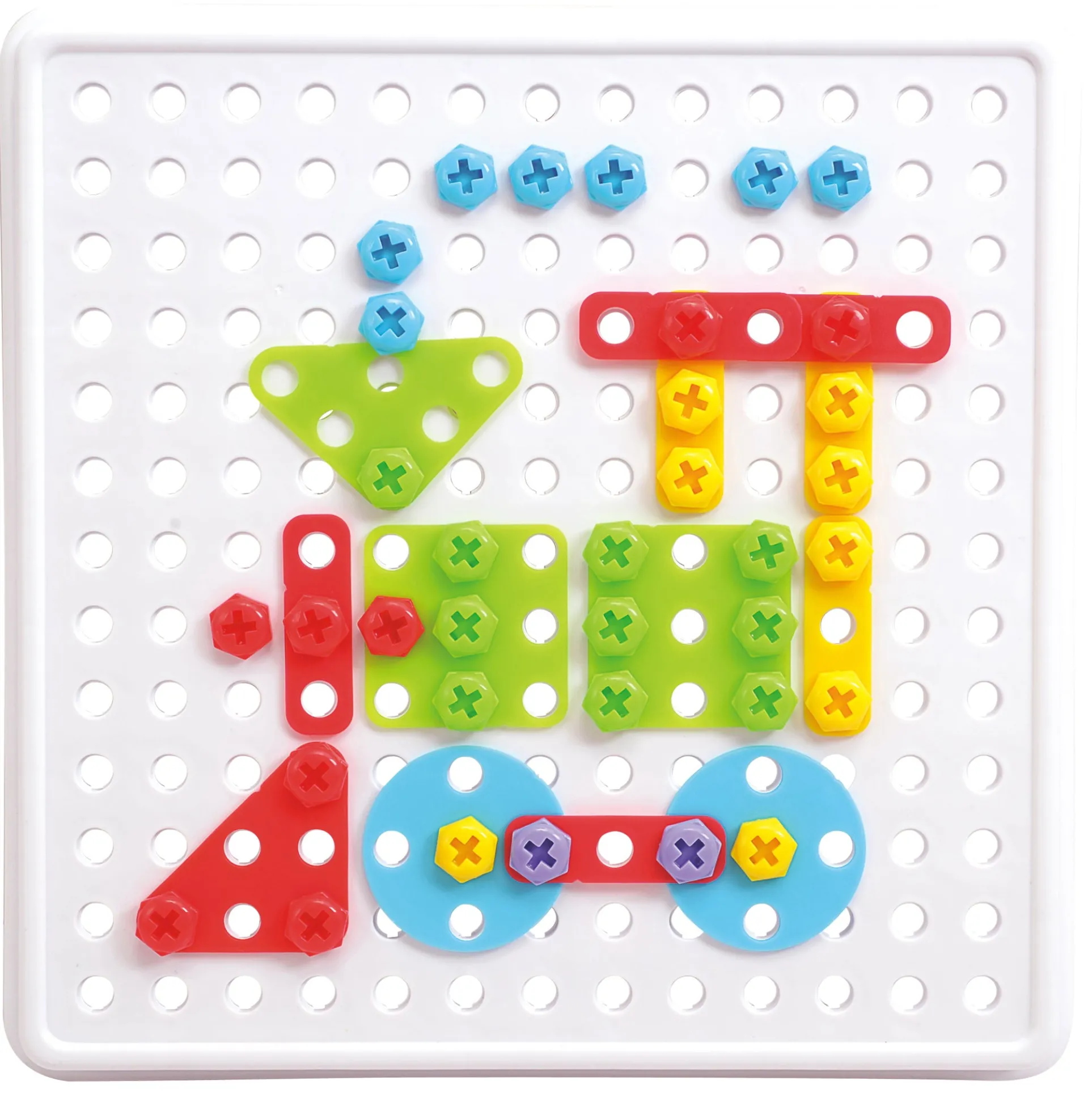 Miniland Mosaic Art Set - Creative Building for Kids - 180 Pieces