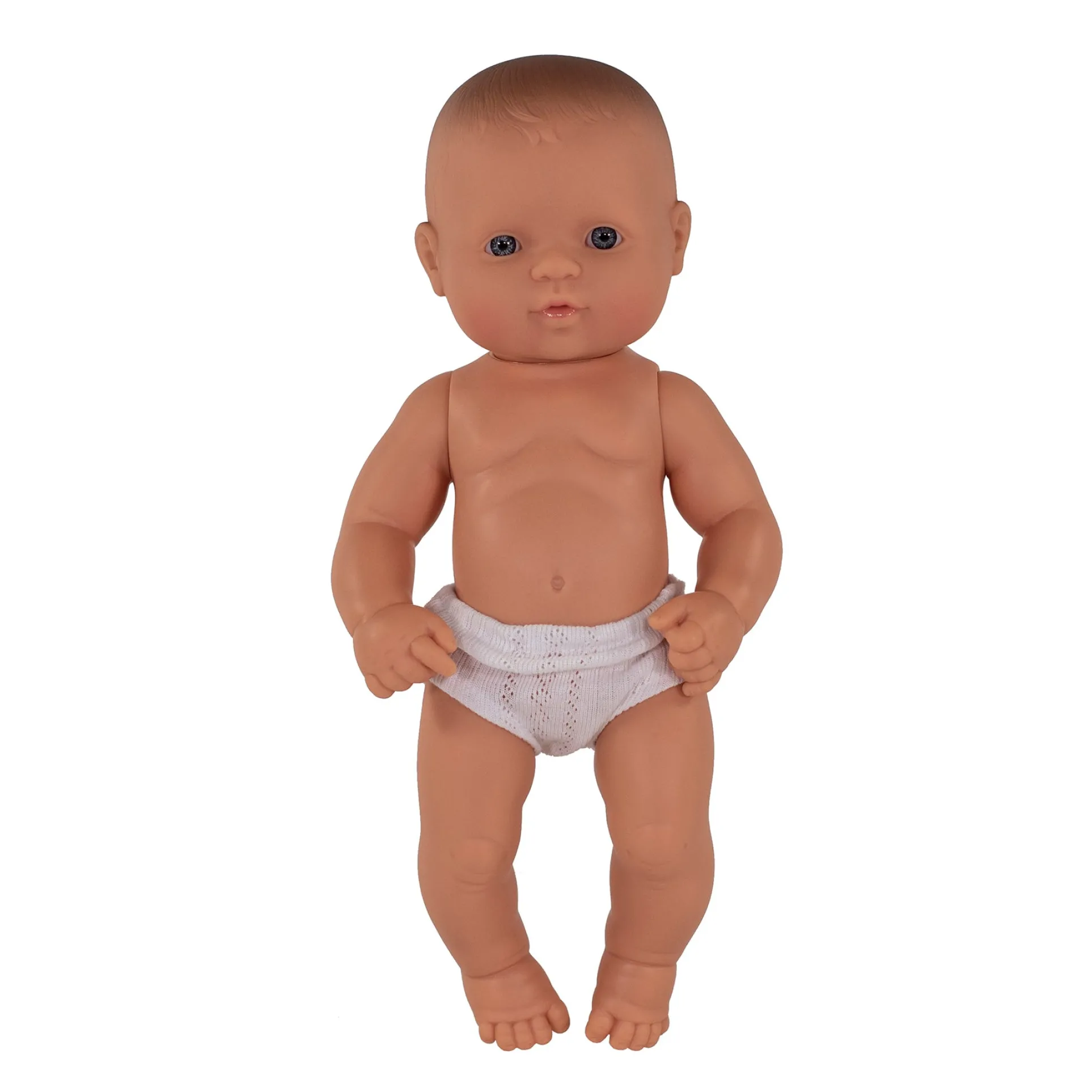 Miniland Newborn Doll with Soft Faux Hair - 12-5/8 inch