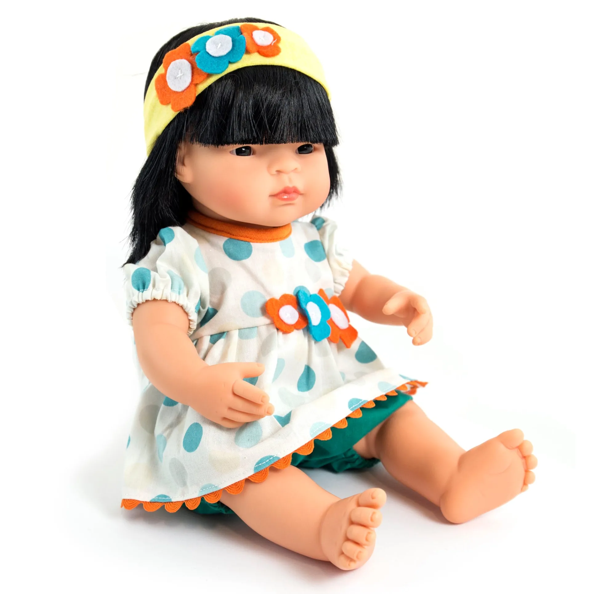 Miniland Warm Weather Girl Doll Outfit with Headband