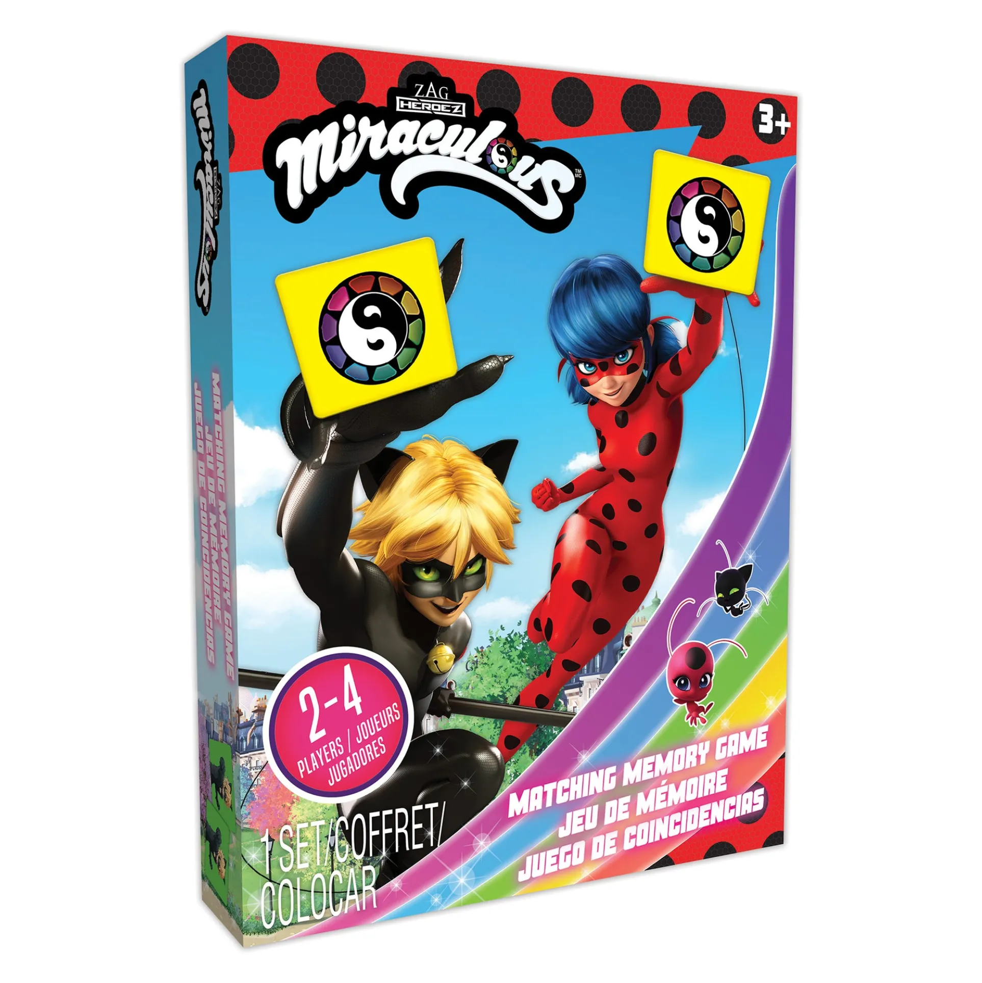 Miraculous Heroez Memory Match Card Game