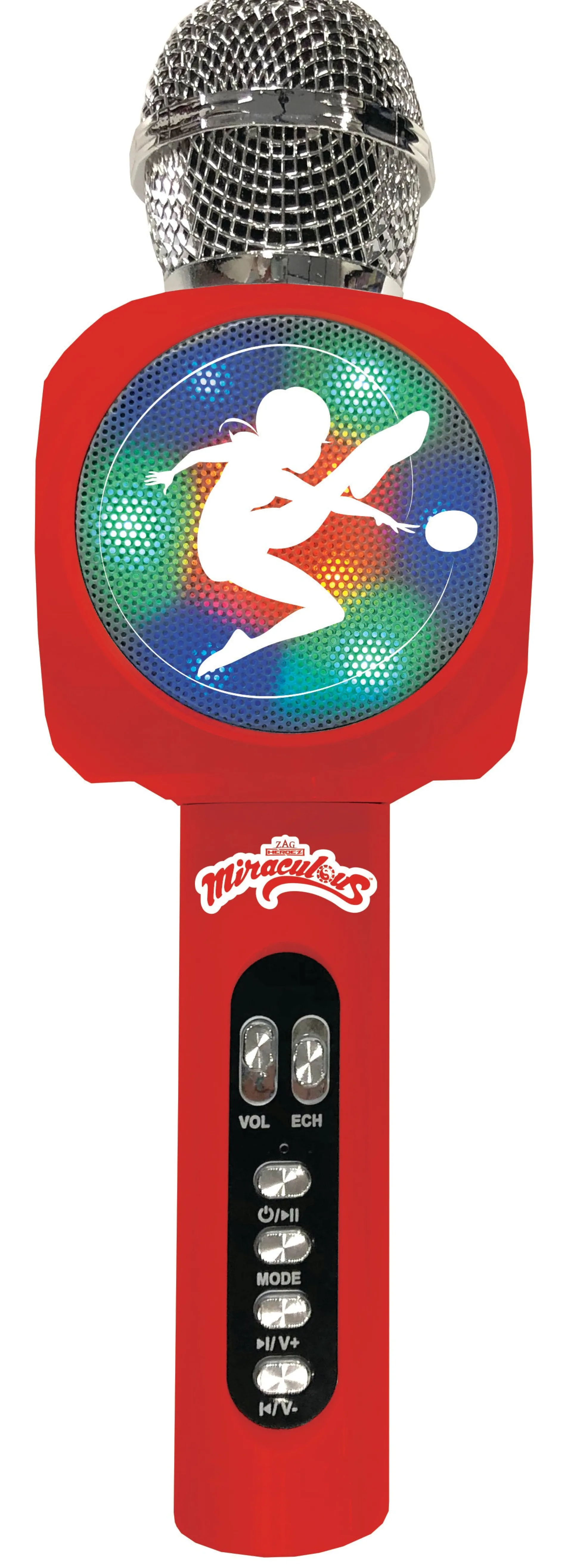Miraculous LED Bluetooth Karaoke Microphone with Voice Changer