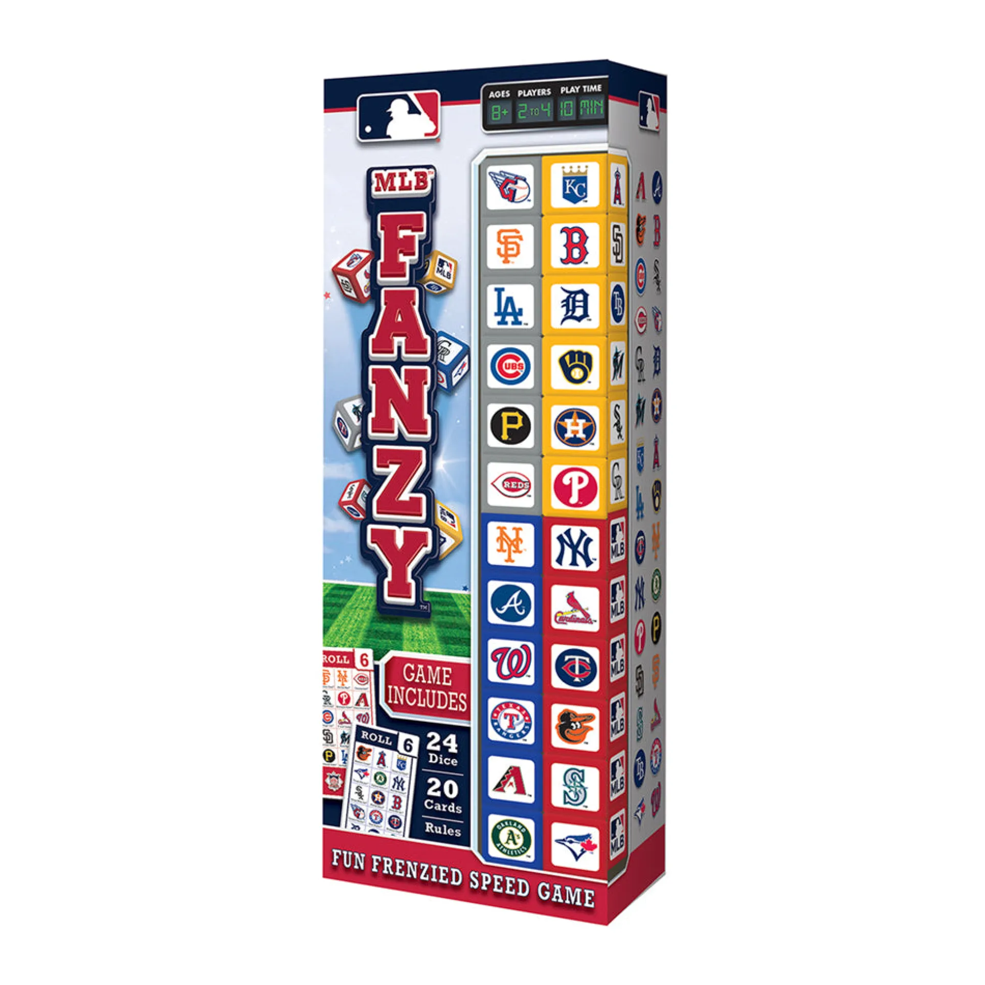 MLB Official Licensed Fanzy Dice Game for Baseball Fans