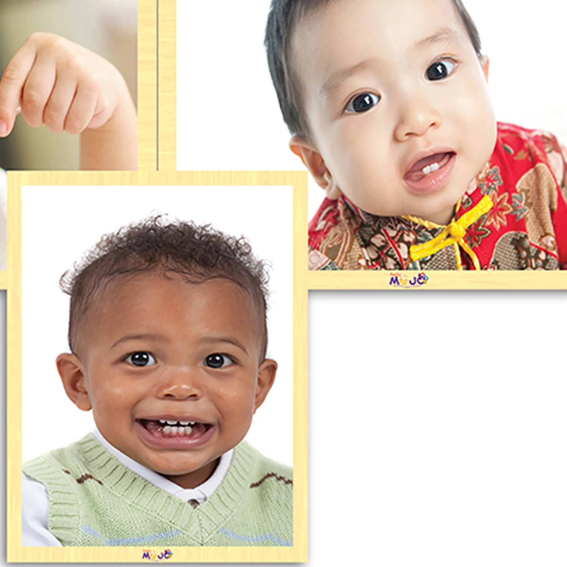 Mojo Diverse Faces 6-Pack Wooden Puzzles