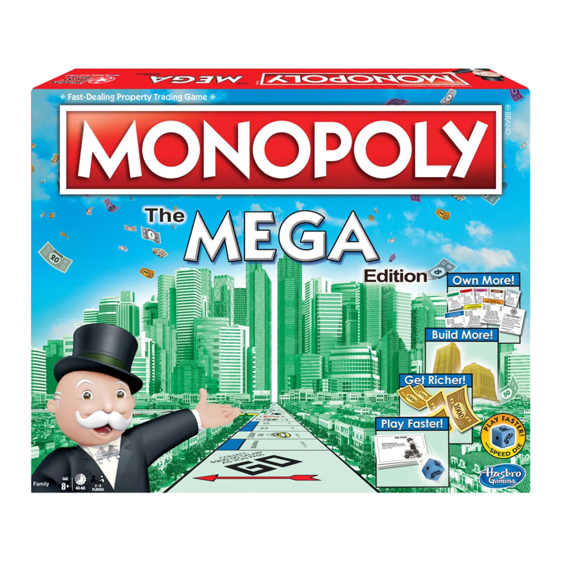 Monopoly The Mega Edition: Fast-Dealing Property Trading Board Game