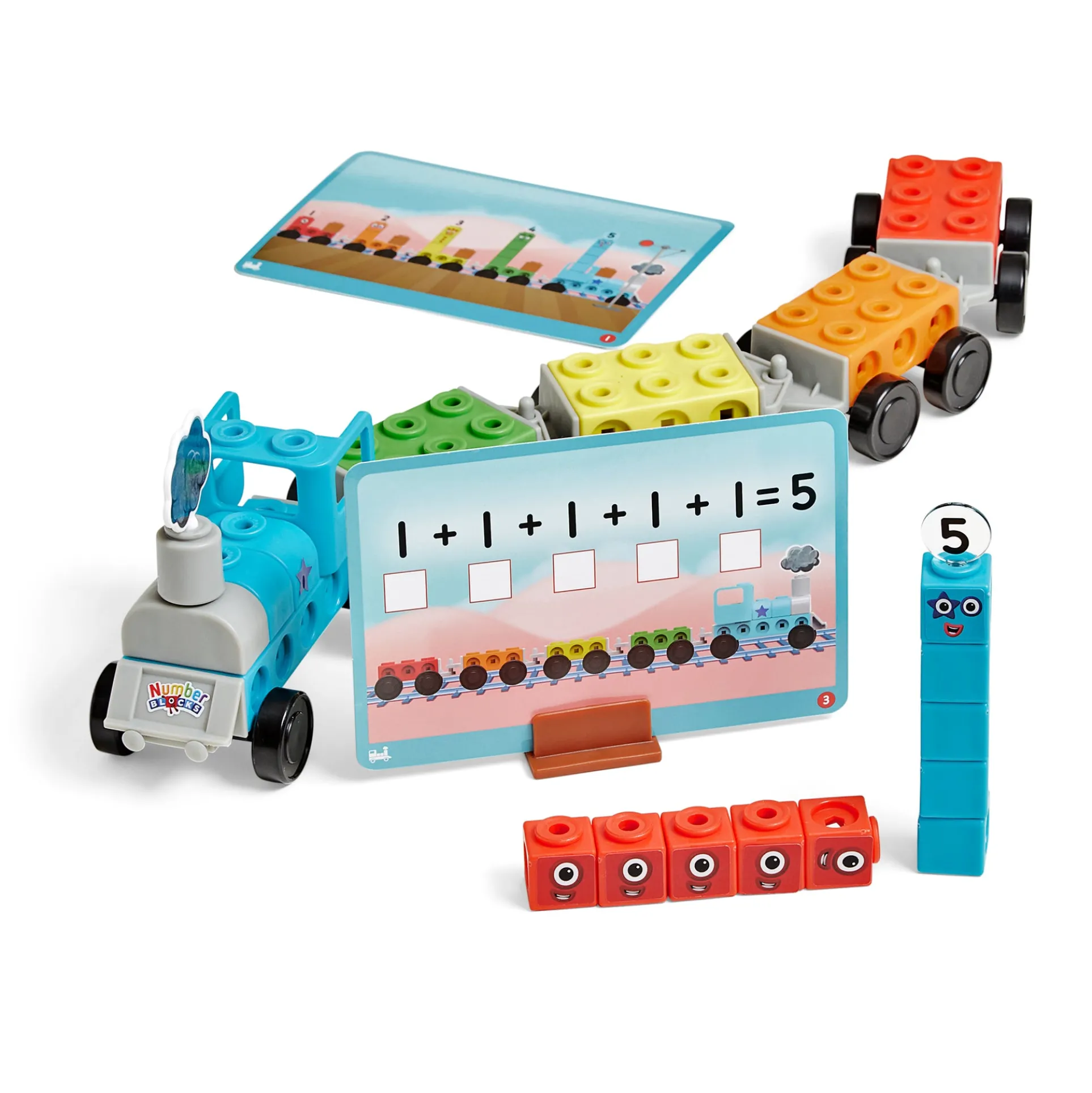 Hand2Mind Numberblocks MathLink Cubes Express Train Activity Set