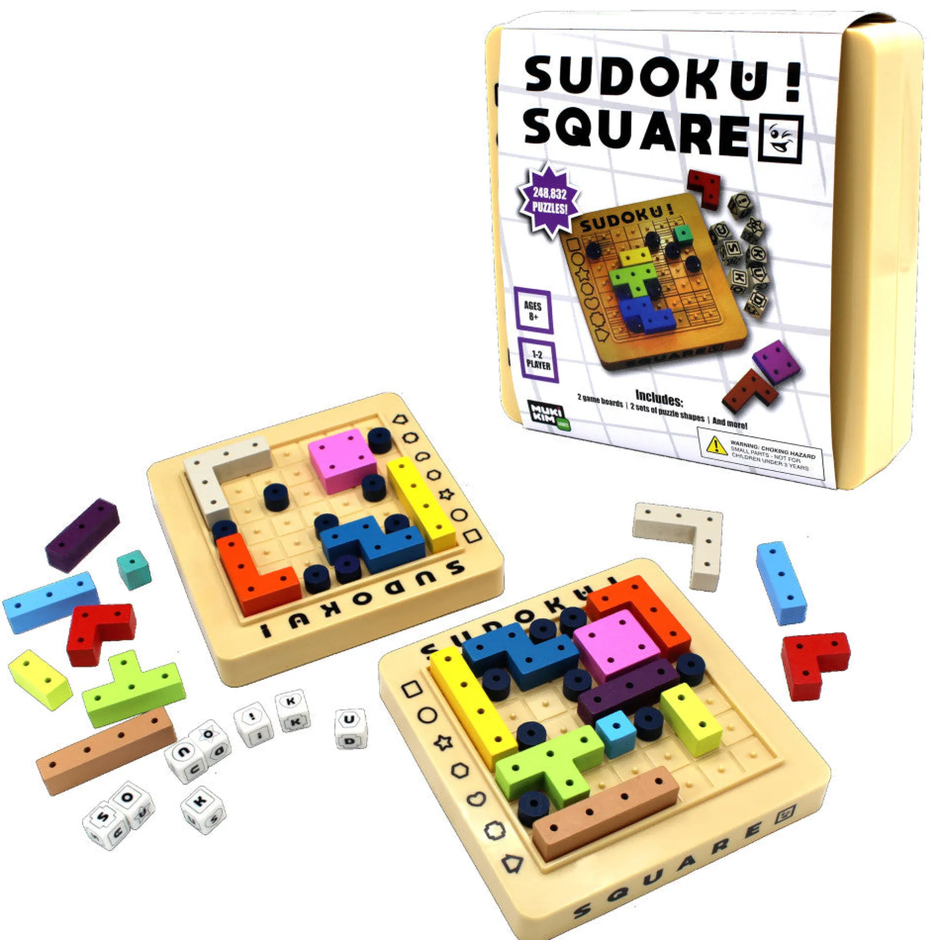 MukikiM Sudoku Square - Dynamic Strategy Puzzle Game, Ages 8+