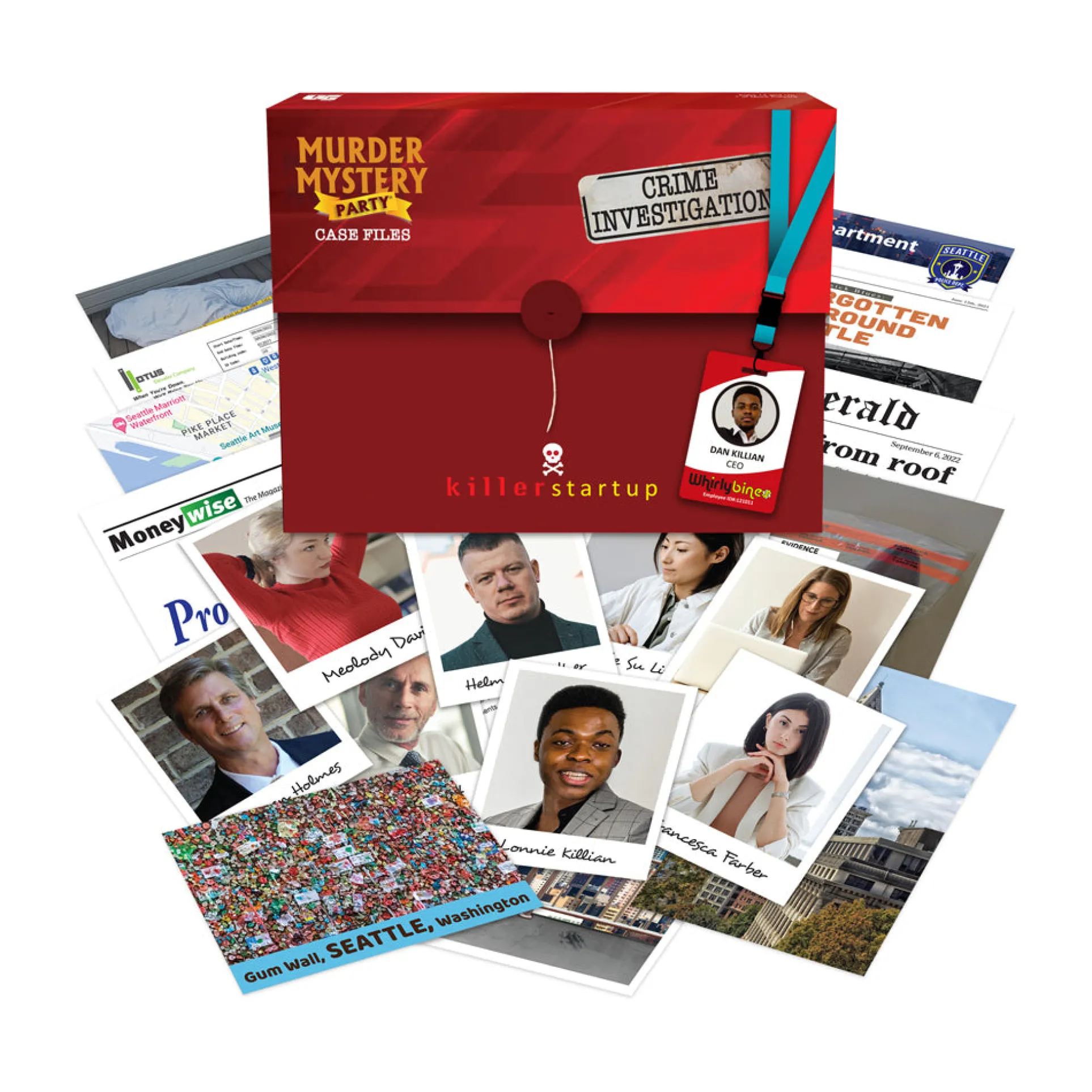 Murder Mystery Party Case Files: Killer Startup Investigation Game