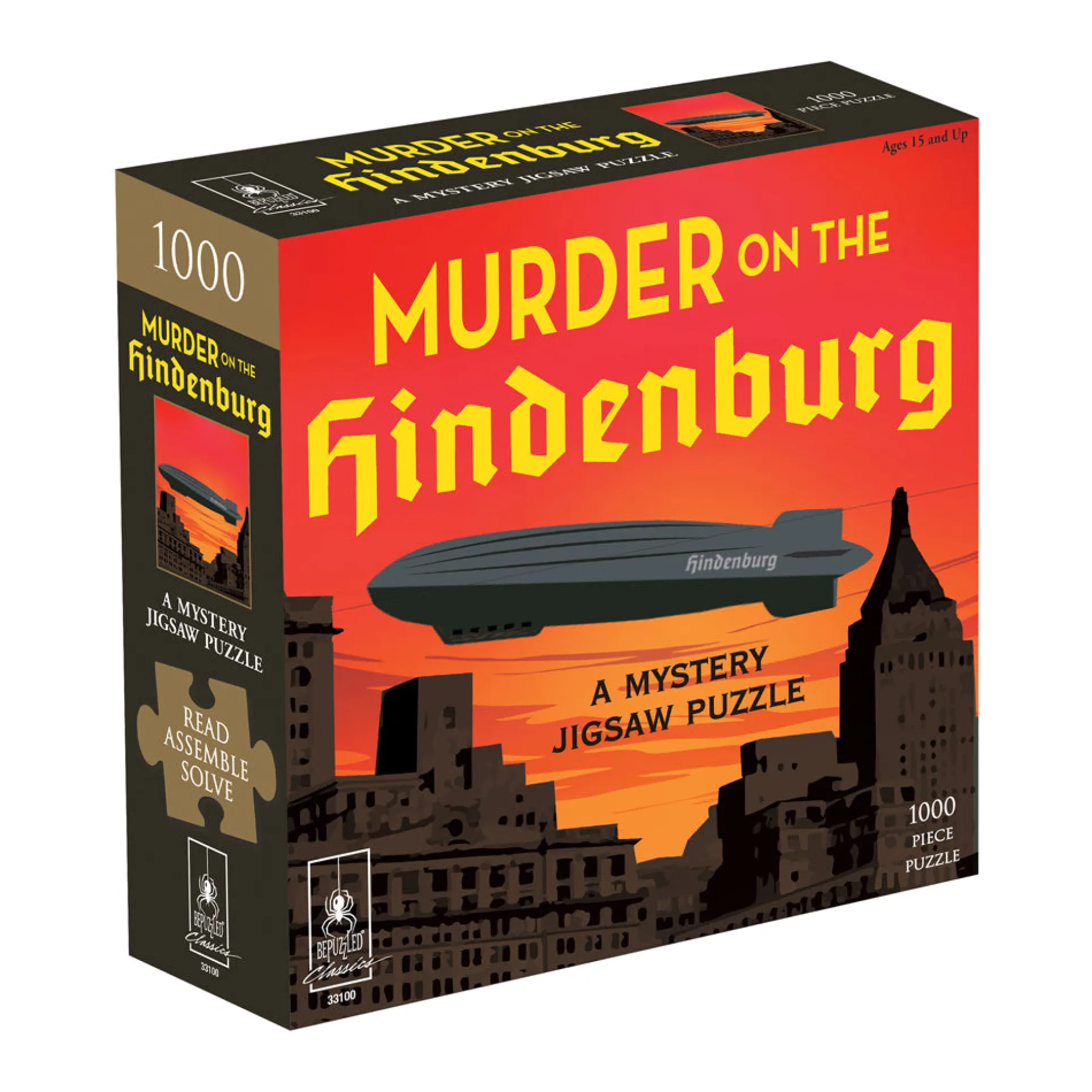 Murder on the Hindenburg 1000-Piece Classic Mystery Jigsaw Puzzle