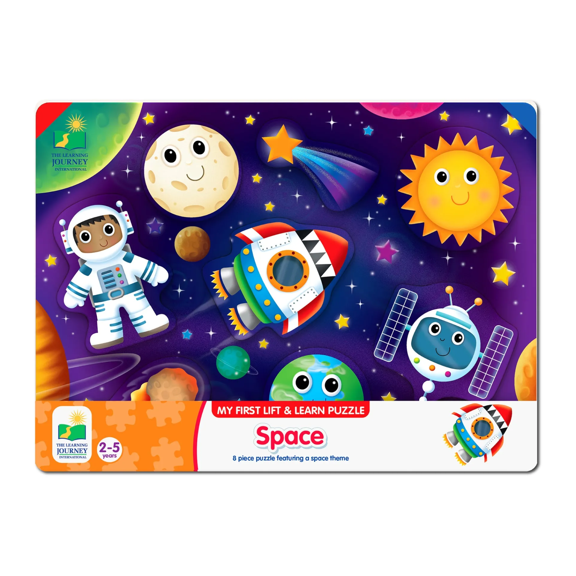 My First Lift & Learn Space Exploration Puzzle - 8 pc