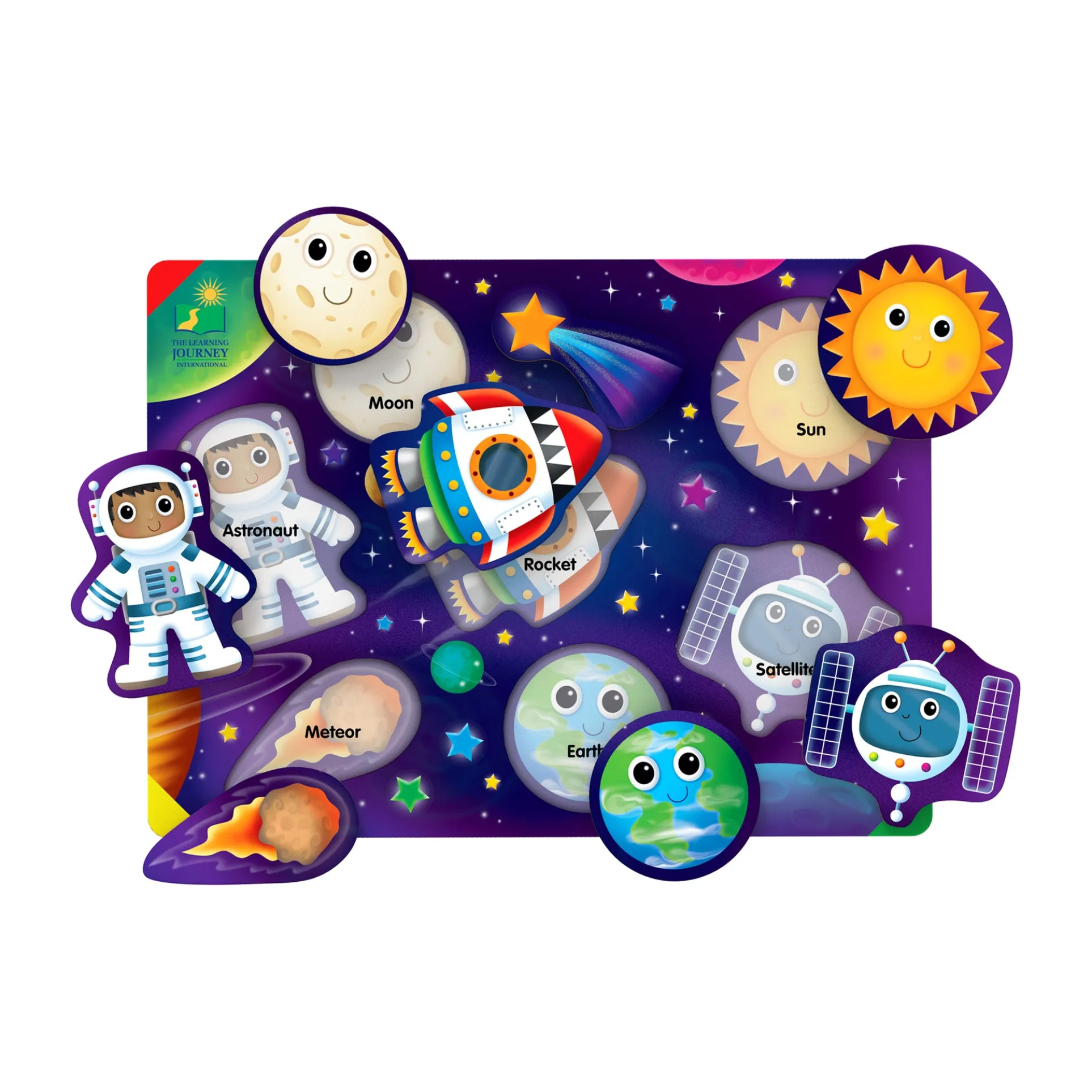 My First Lift & Learn Space Exploration Puzzle - 8 pc