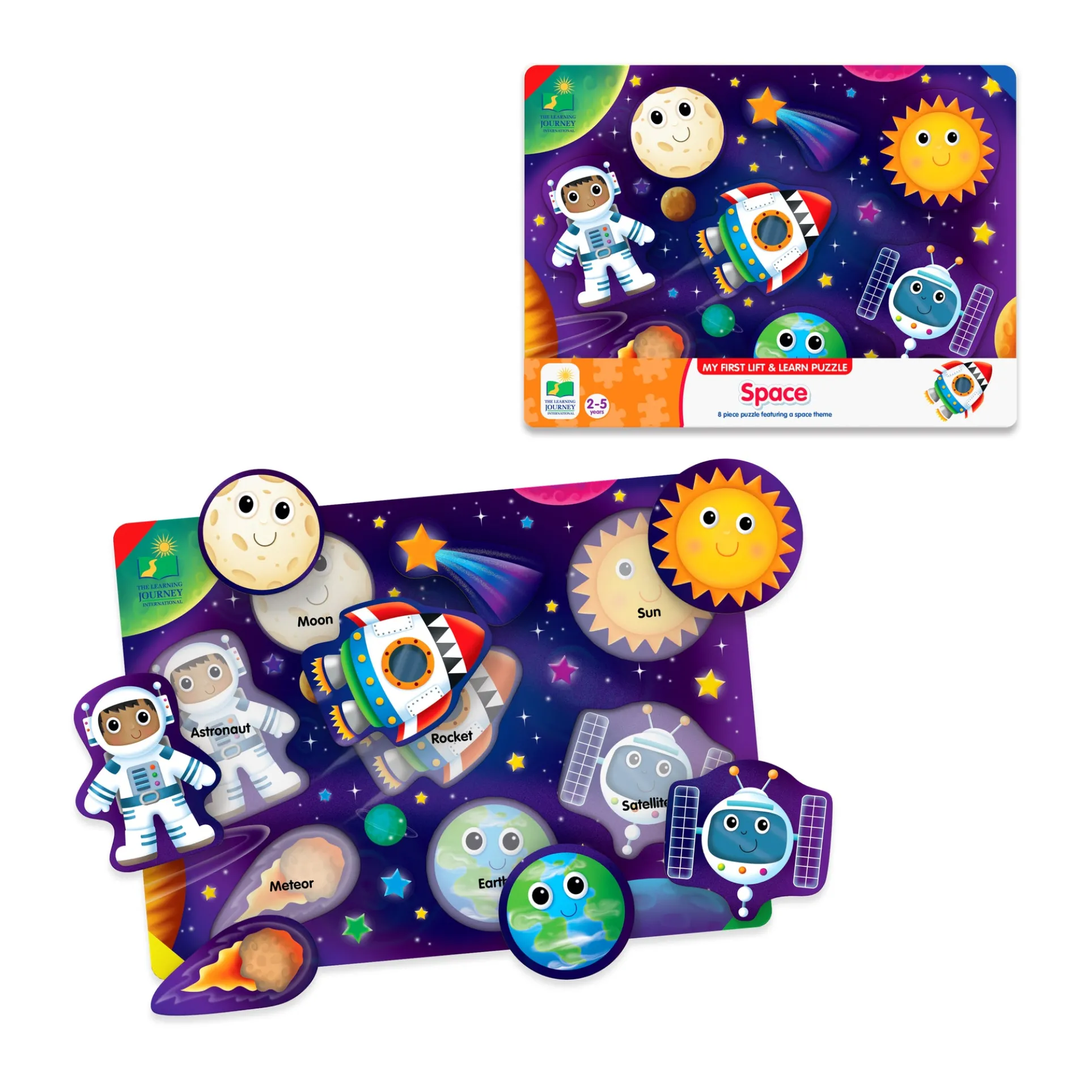 My First Lift & Learn Space Exploration Puzzle - 8 pc