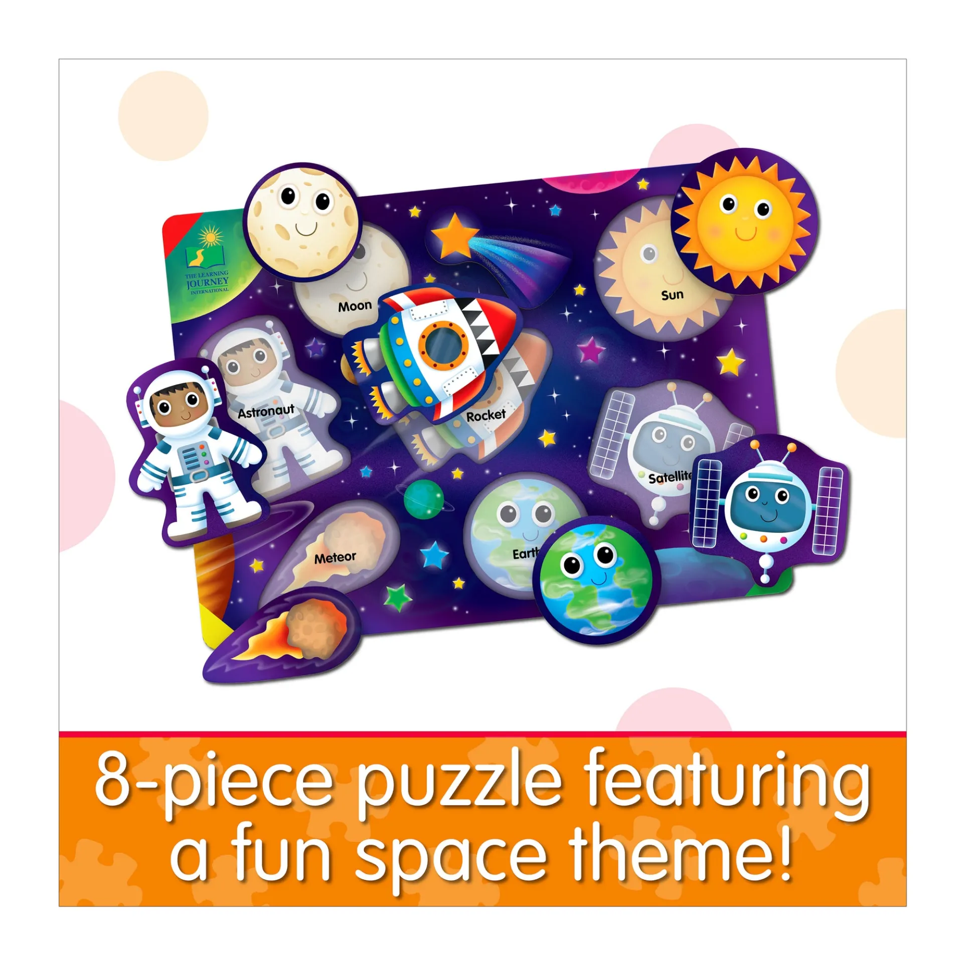 My First Lift & Learn Space Exploration Puzzle - 8 pc