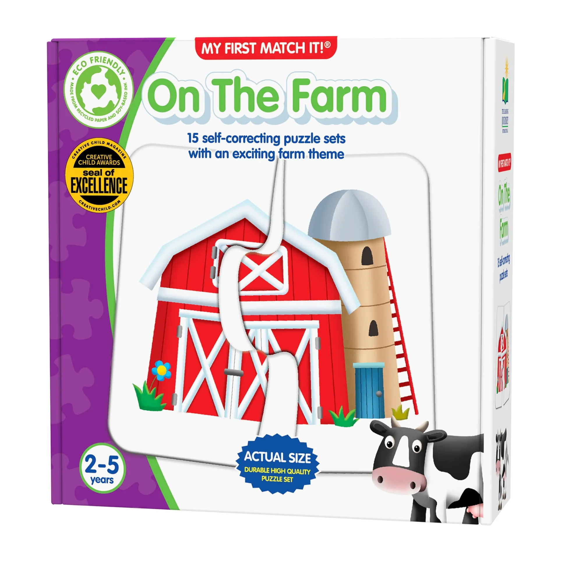 My First Match It! - On the Farm - Educational Puzzle Set