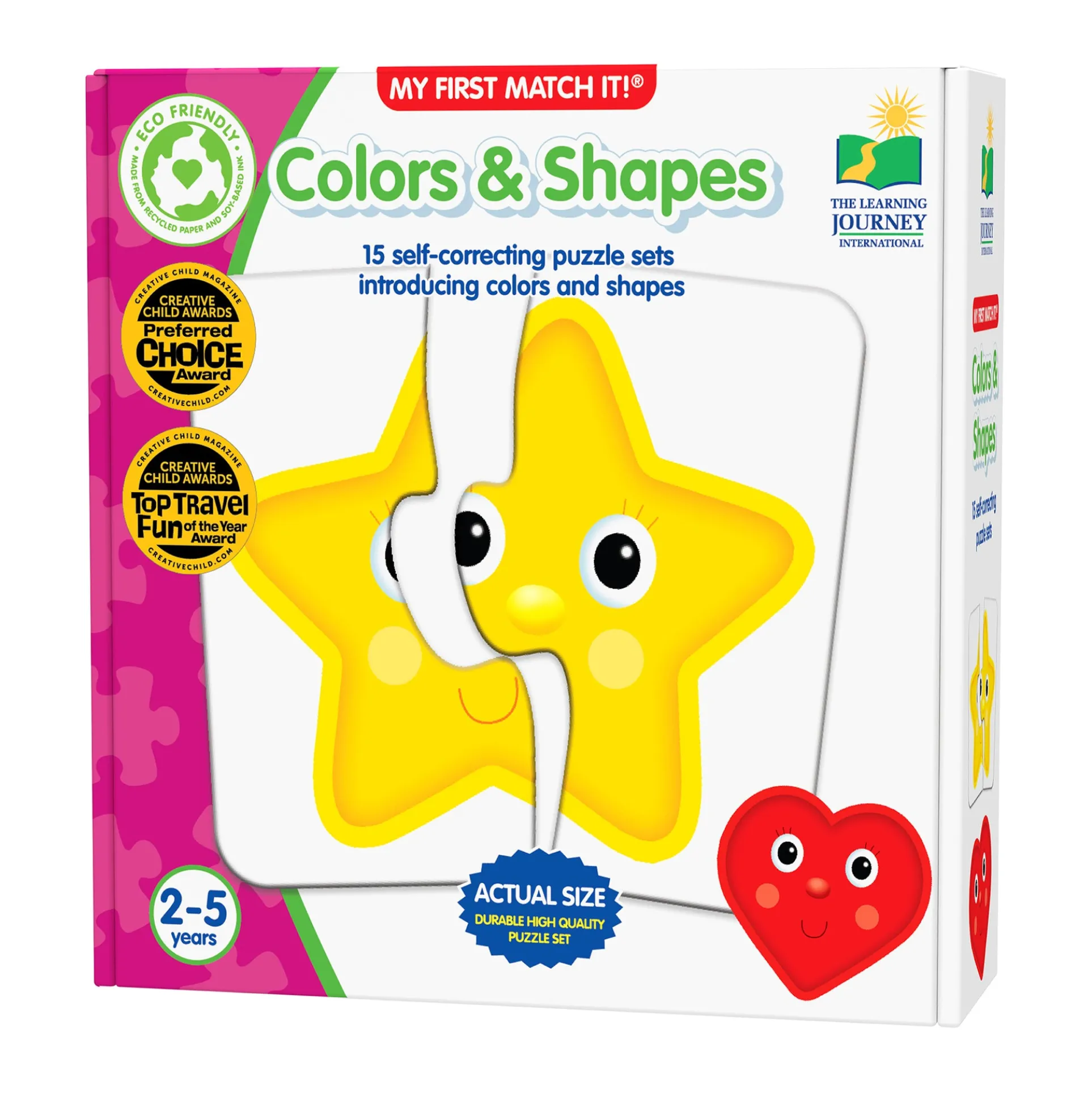 My First Match It! - Colors & Shapes - Puzzle Pairing Game for Toddlers