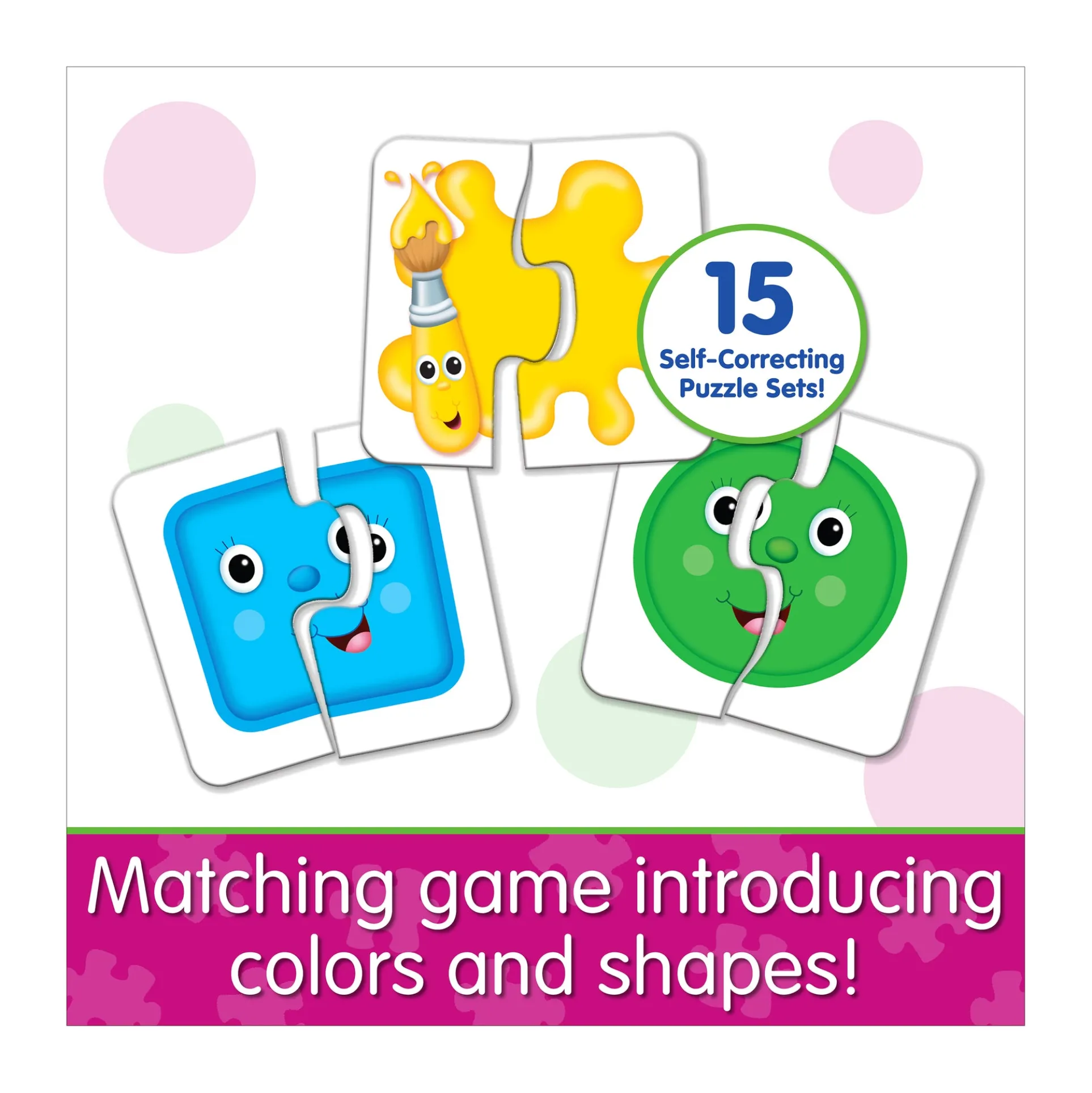 My First Match It! - Colors & Shapes - Puzzle Pairing Game for Toddlers