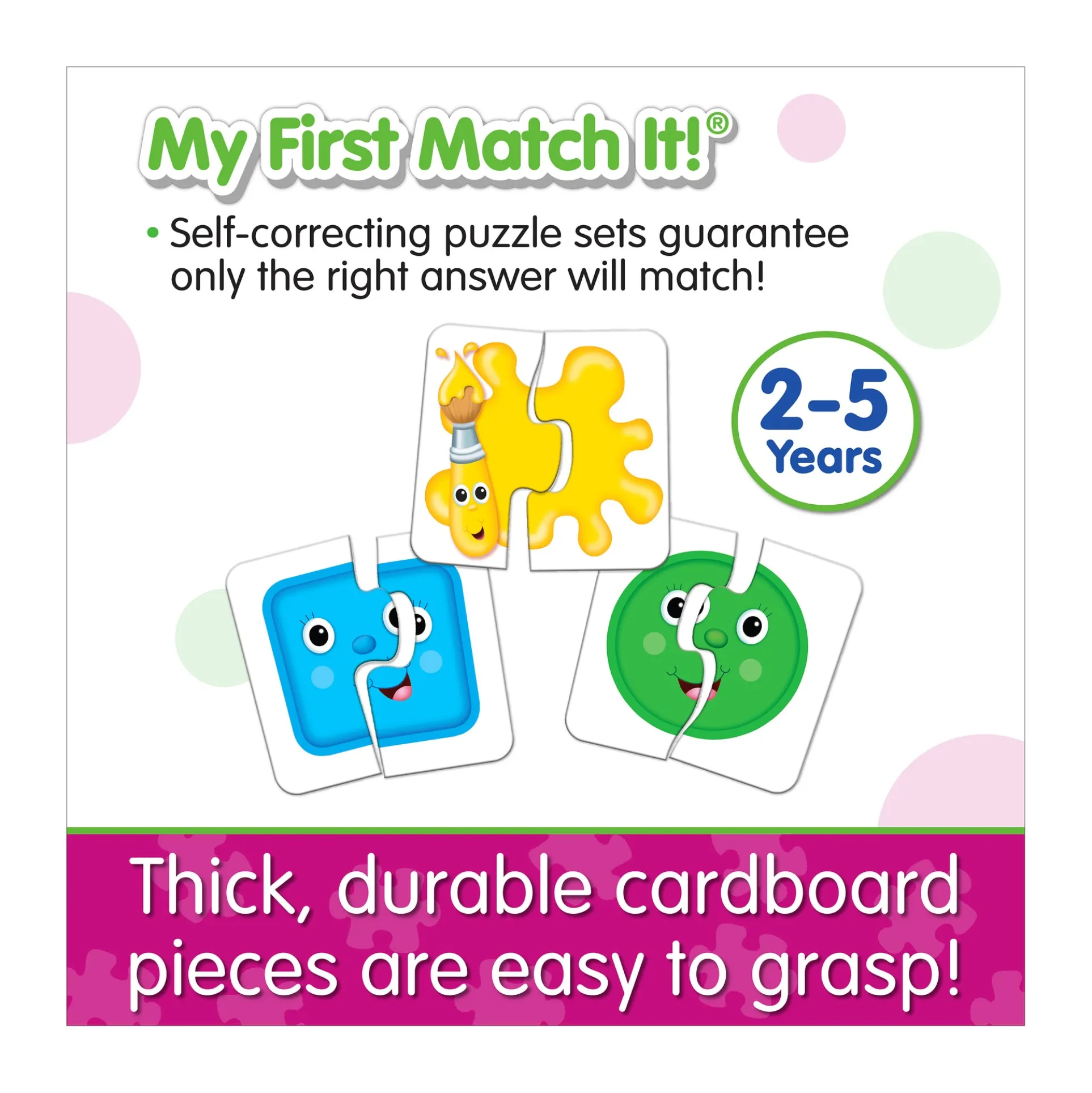 My First Match It! - Colors & Shapes - Puzzle Pairing Game for Toddlers