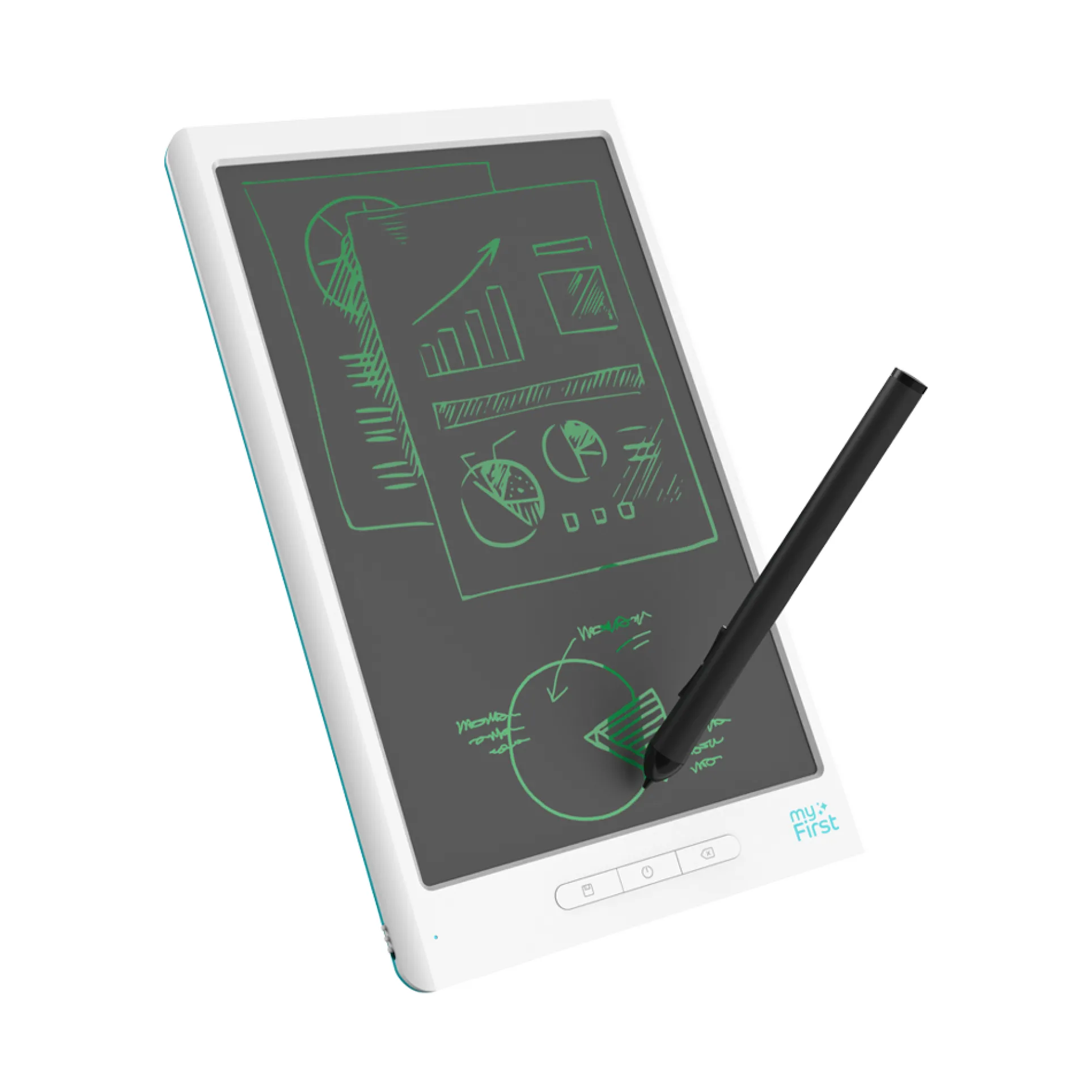 myFirst Sketch Book - Smart LCD Drawing Tablet for Kids - White