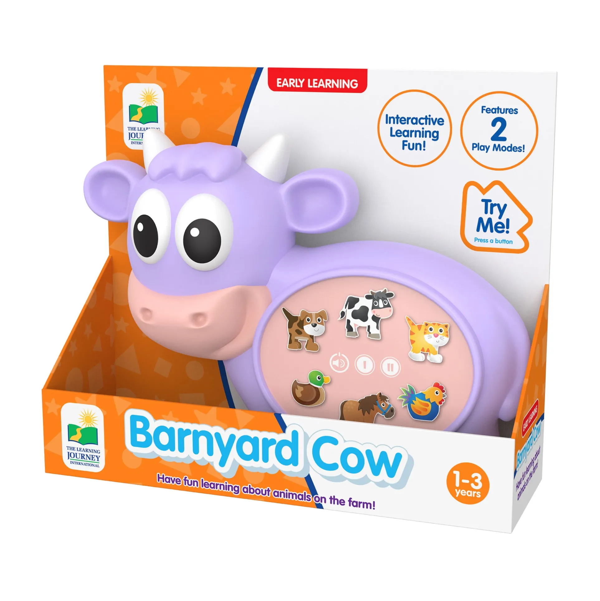 Early Learning - Barnyard Cow Interactive Learning Toy