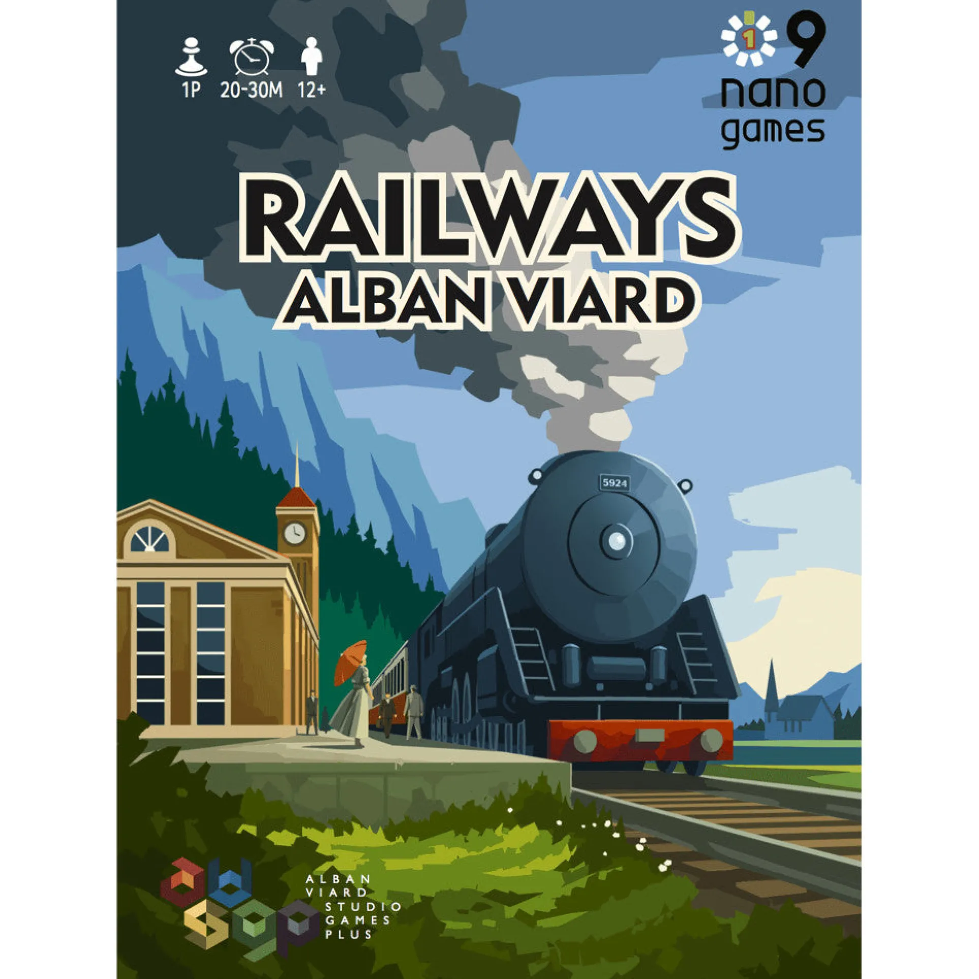 Nano9Games Volume 1: Railways Railroad Strategy Game