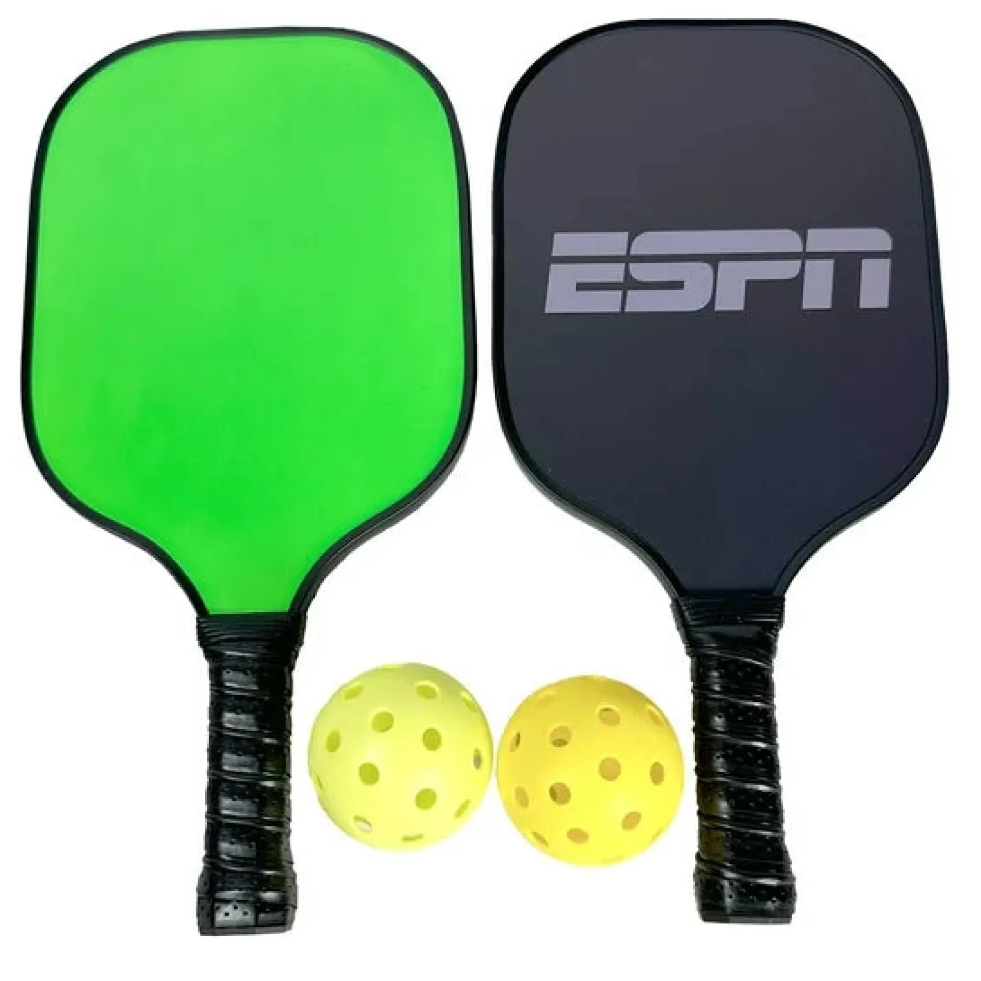 Neon Pickleball Set – Flashy Fun with 2 Neon Paddles and Balls