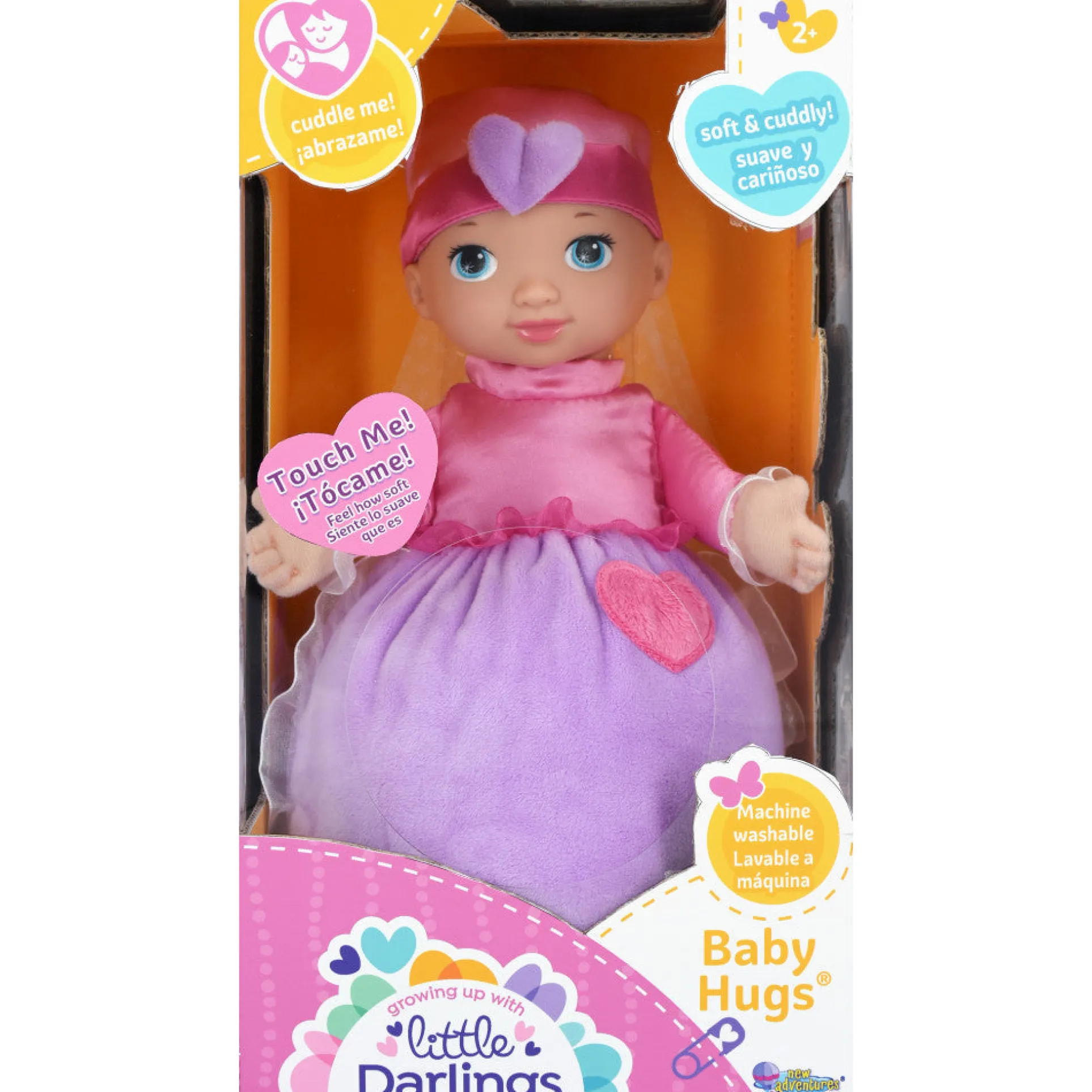 New Adventures 11-inch - Little Darling Baby Hugs Soft Cuddle Doll