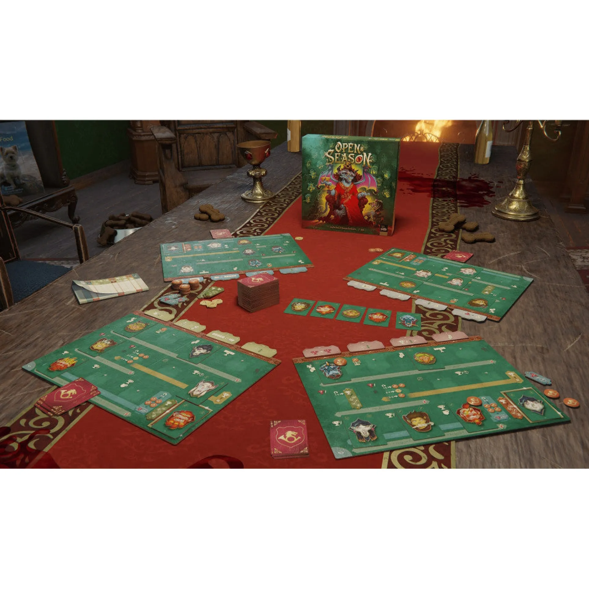 Open Season Monster Strategy Board Game - Ages 10+ for 2-4 Players