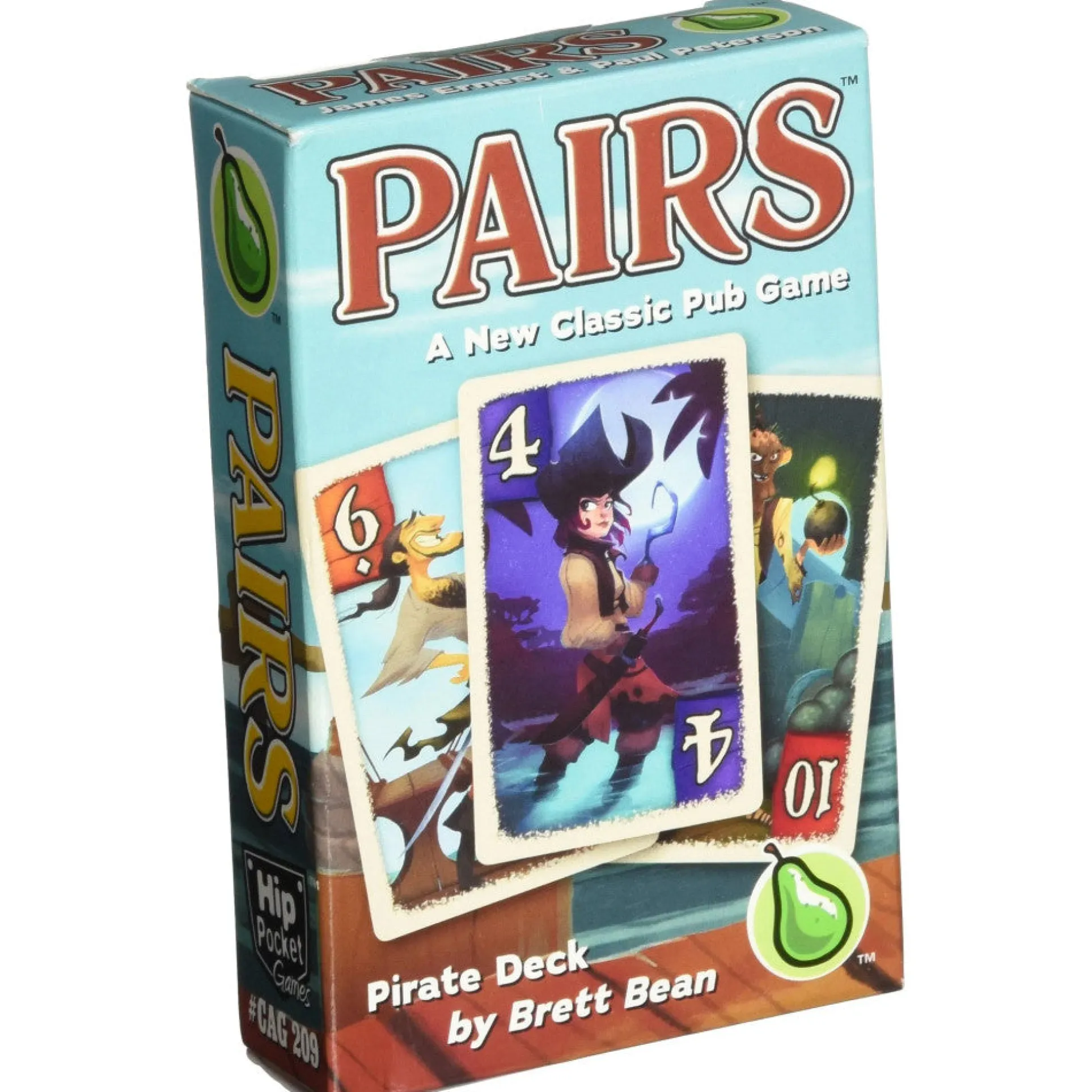 Pairs Pirate Deck Press Your Luck Card Game by Cheapass Games