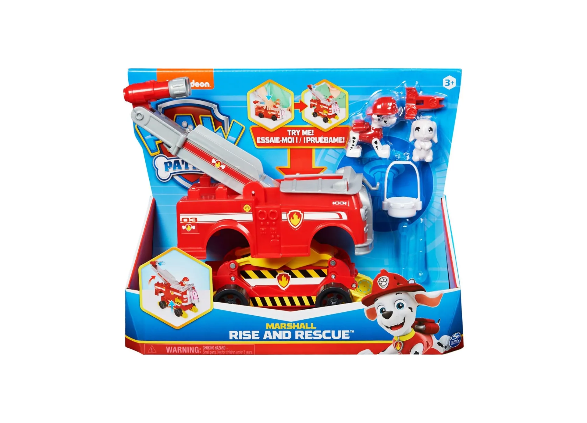 PAW Patrol Marshall's Rise and Rescue Vehicle Playset with Action Figures